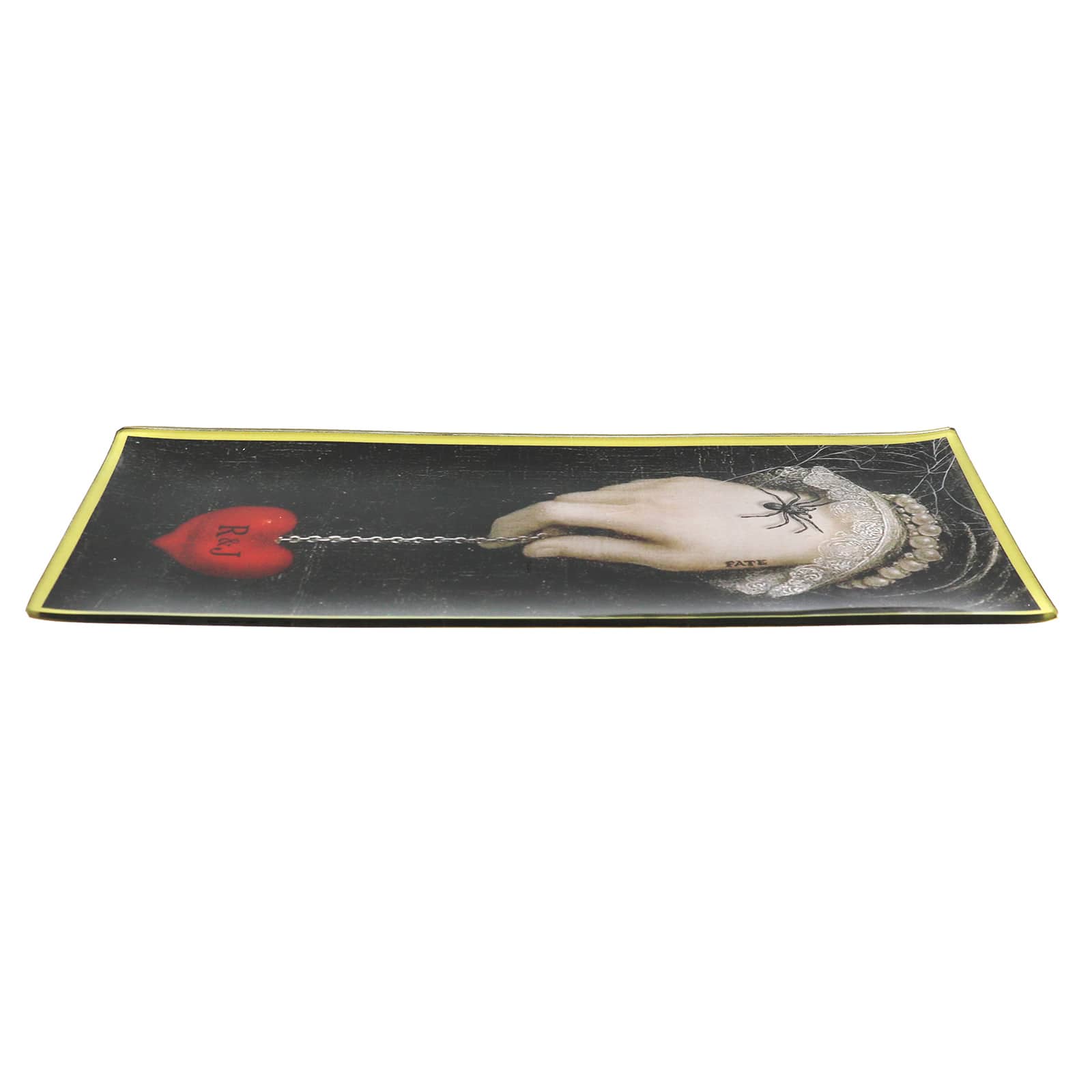 Assorted 10.5" Romeo & Juliet Glass Trinket Plate, 1pc. by Ashland®
