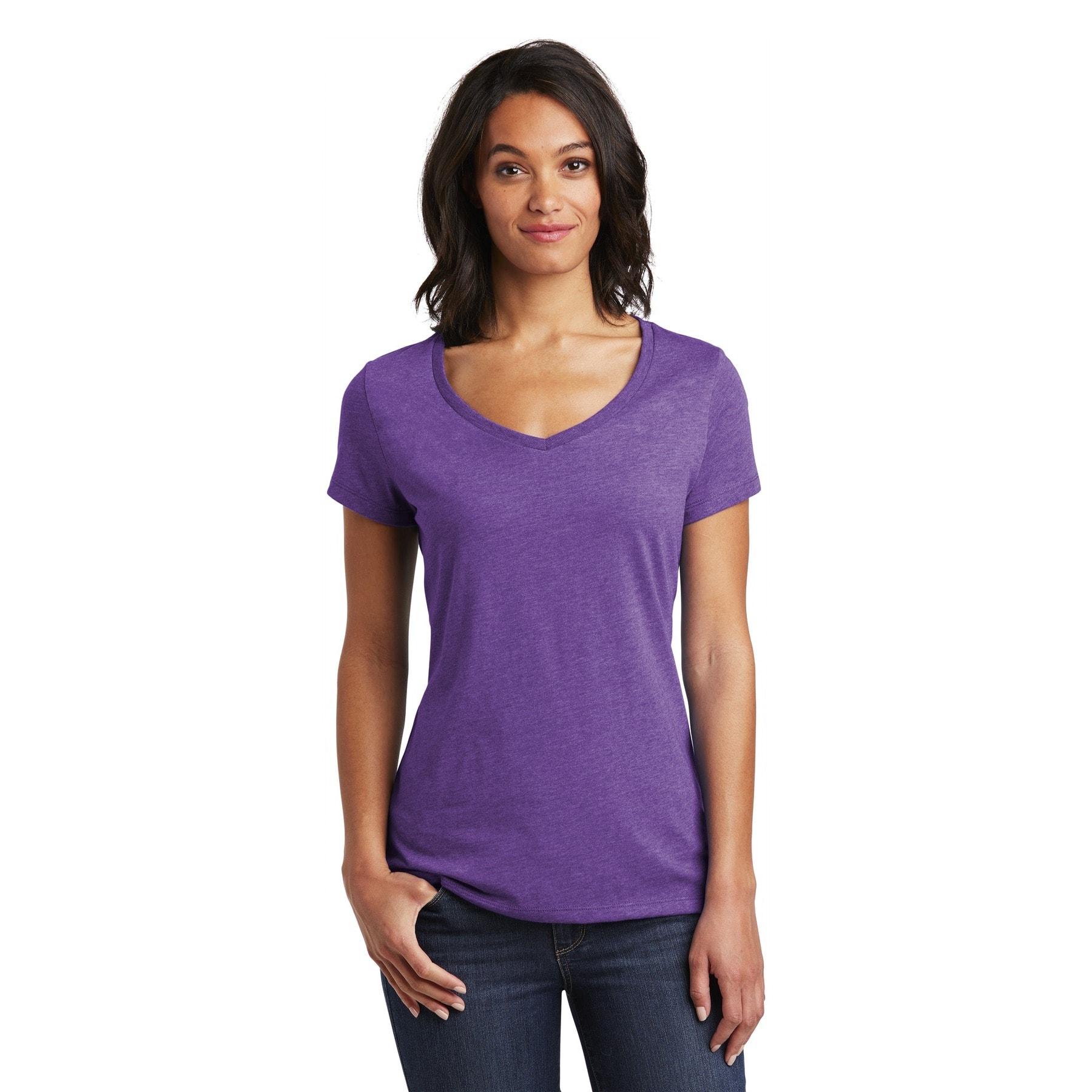 District® Very Important Tee® Heathered Women's V-Neck T-Shirt