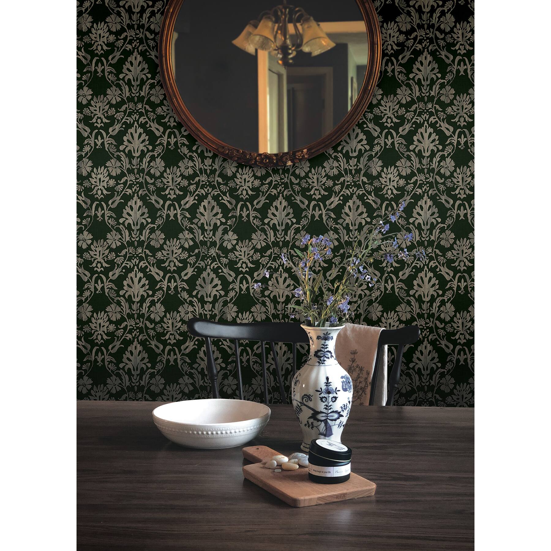 RoomMates Blooming Damask Peel & Stick Wallpaper