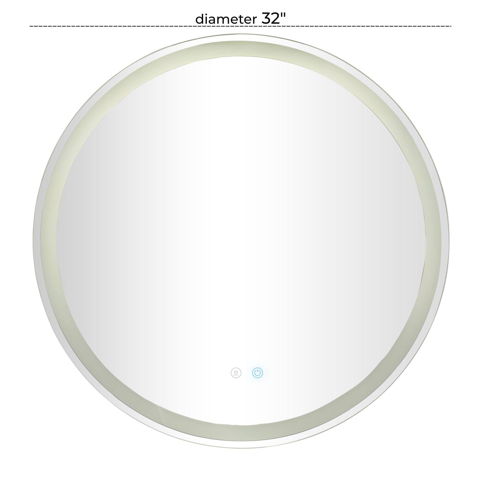 Clear Glass Modern Anti Fog Mirror