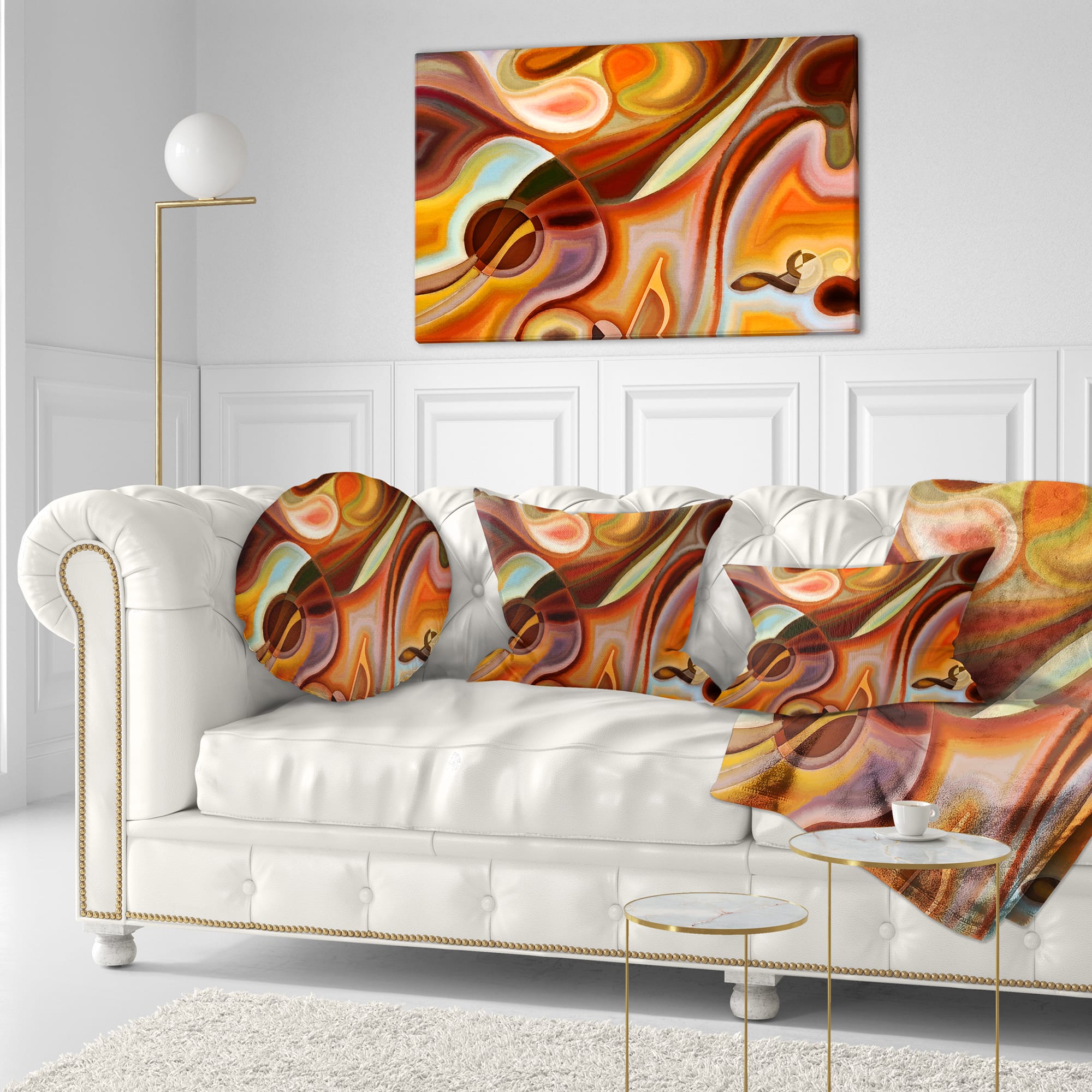 Designart - Music Dreams - Abstract Canvas Art Print