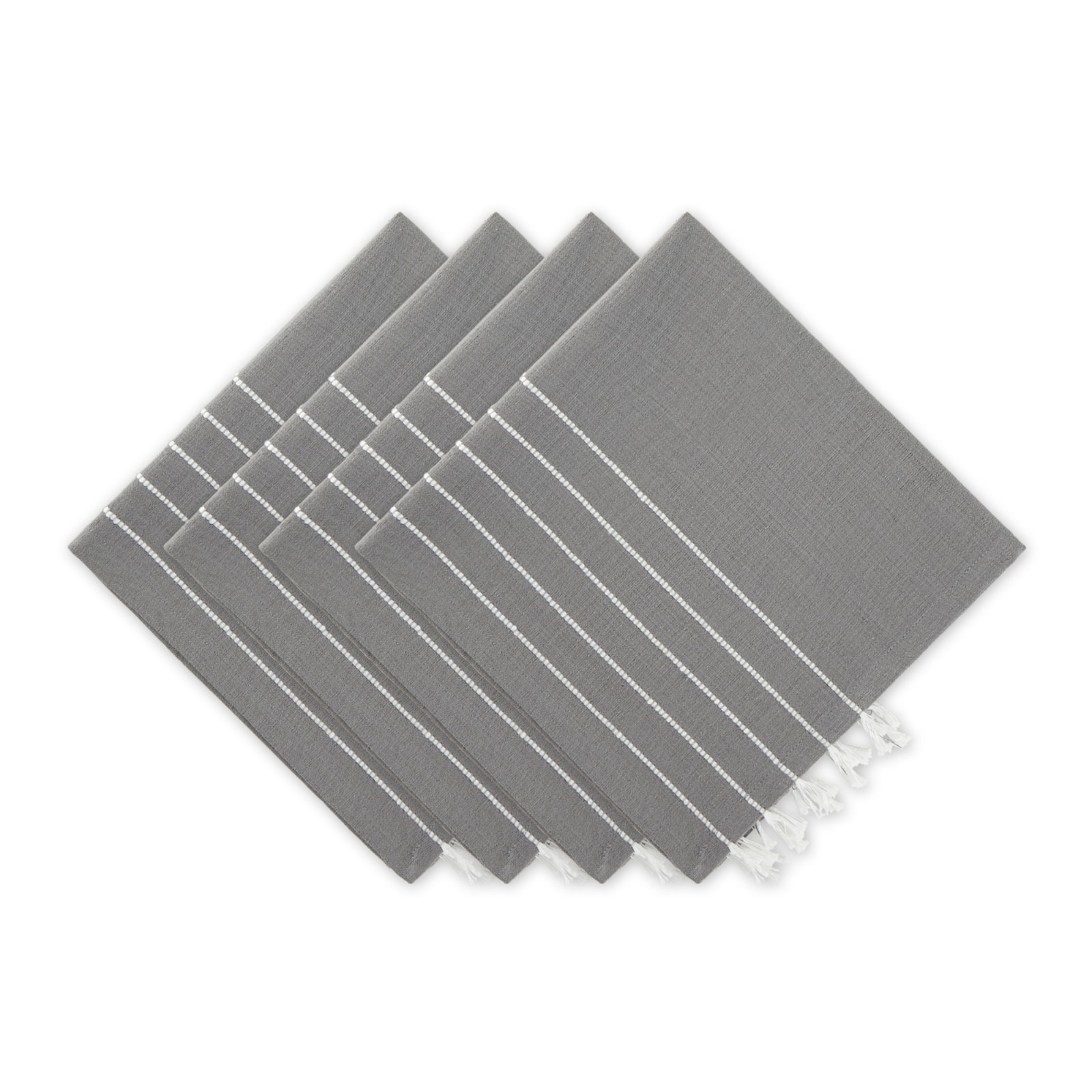 DII® Striped Tassel Napkins