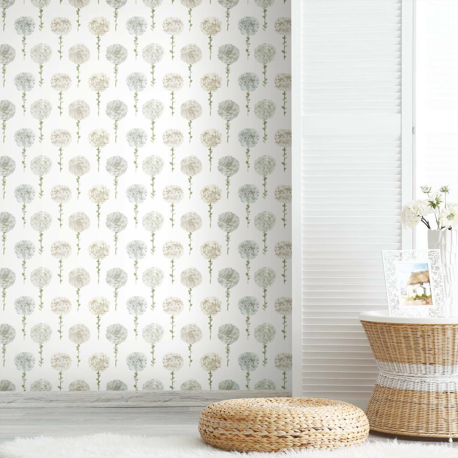 RoomMates Mum Floral Peel & Stick Wallpaper