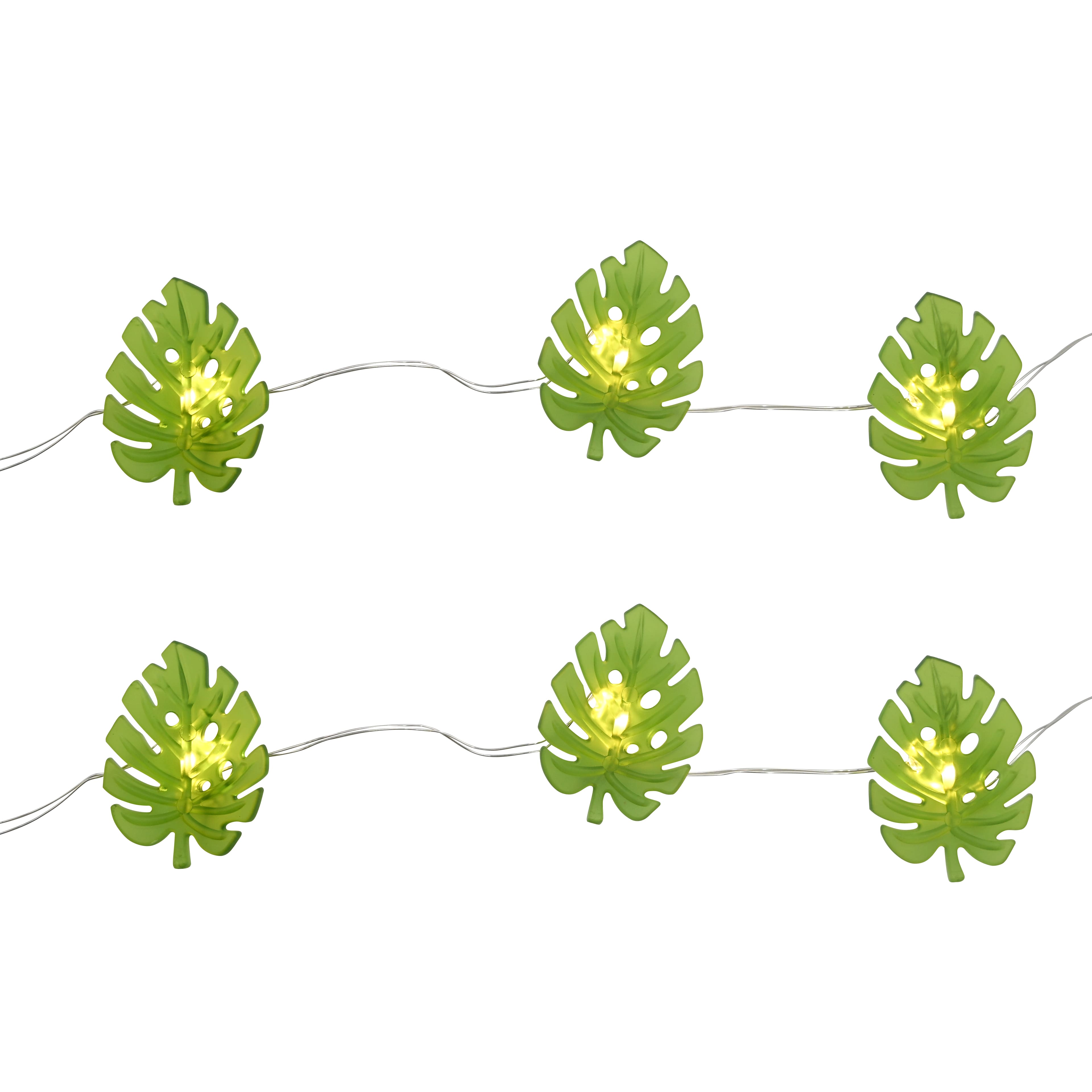 18ct. Monstera Icon LED String Lights by Ashland®