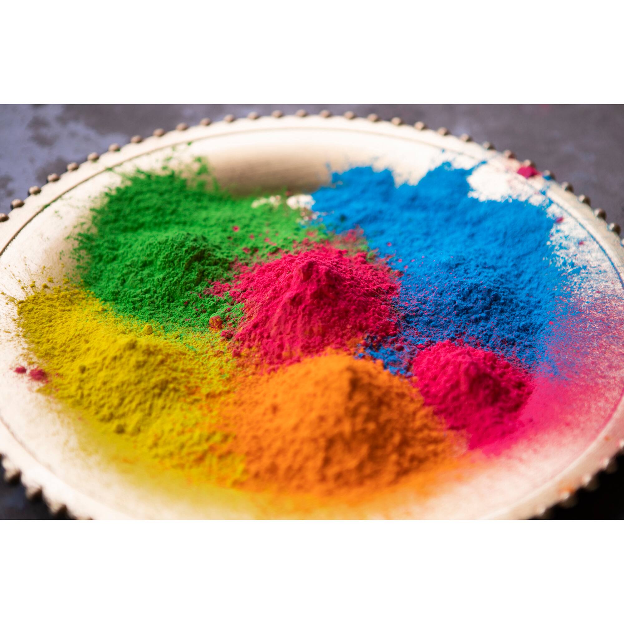 Kulture Khazana Holi 1lb. Color Powder Bags, 5ct.