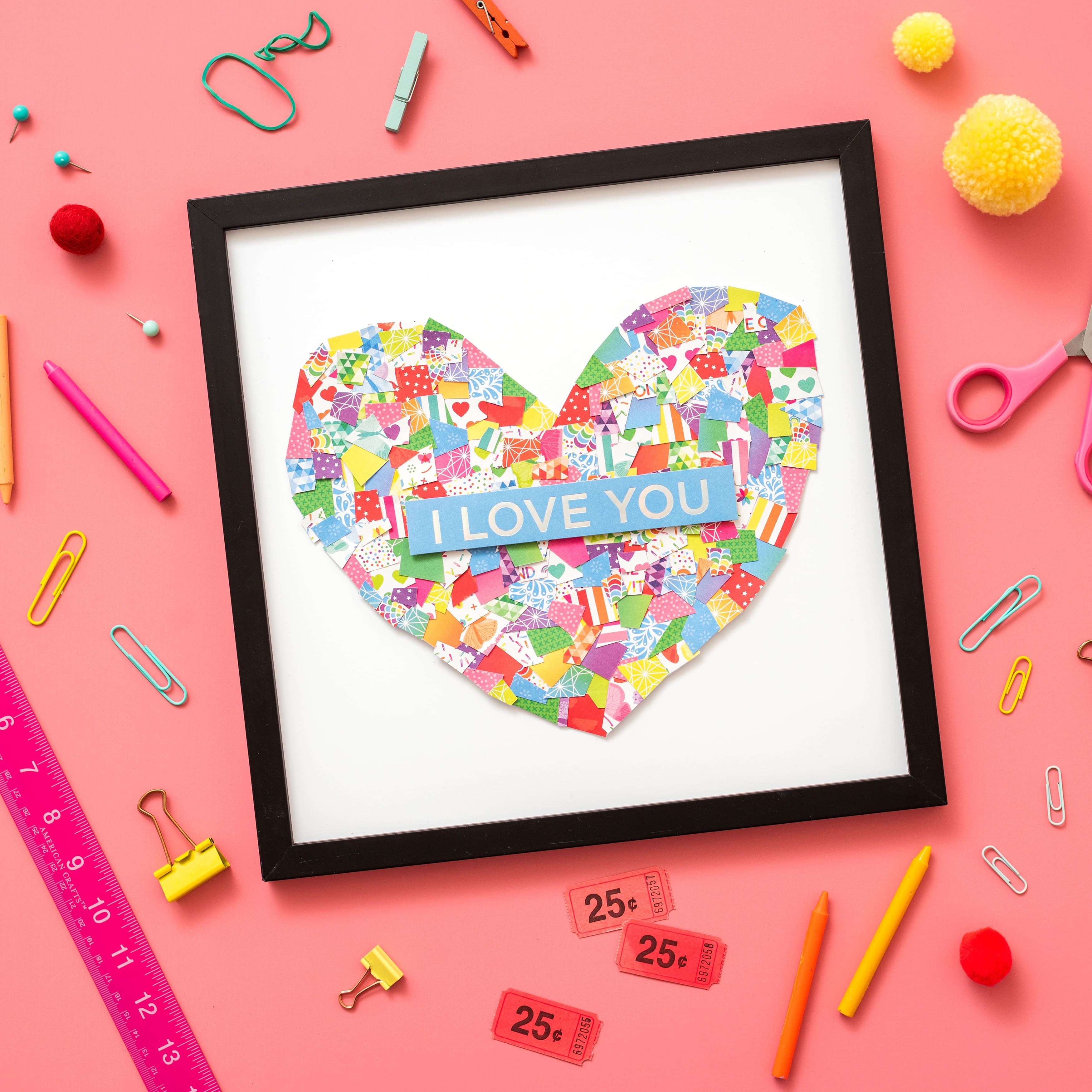 DCWV® 12" x 12" Rainbow Splash Double‑Sided Cardstock Stack with Foil, 36 Sheets