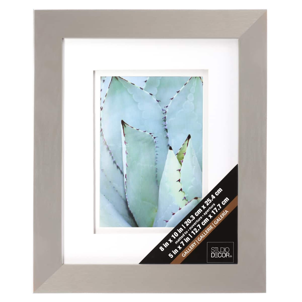 Grey Gallery Frame with Double Mat by Studio Décor®