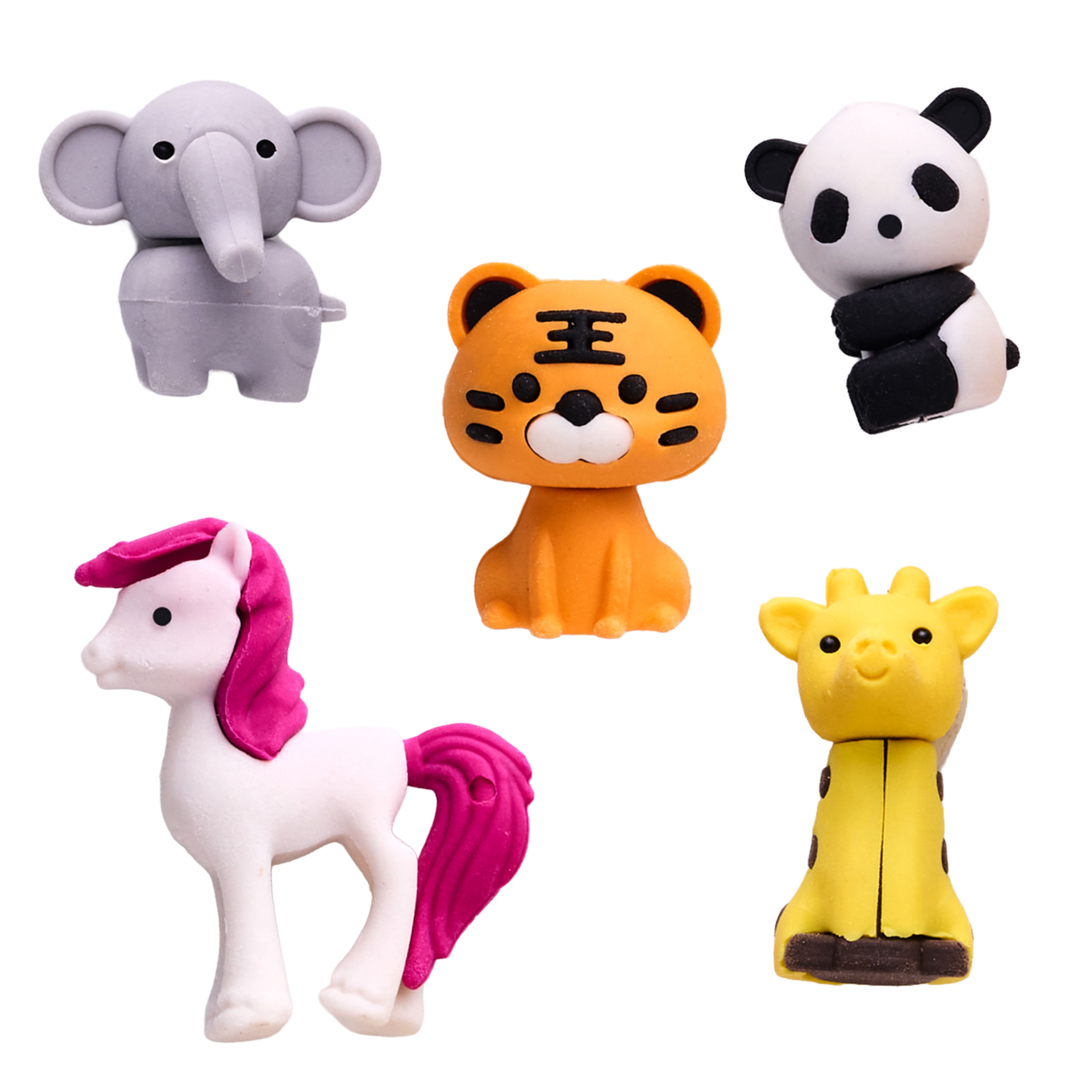 Faber-Castell® Desk Pets Animals Eraser Set