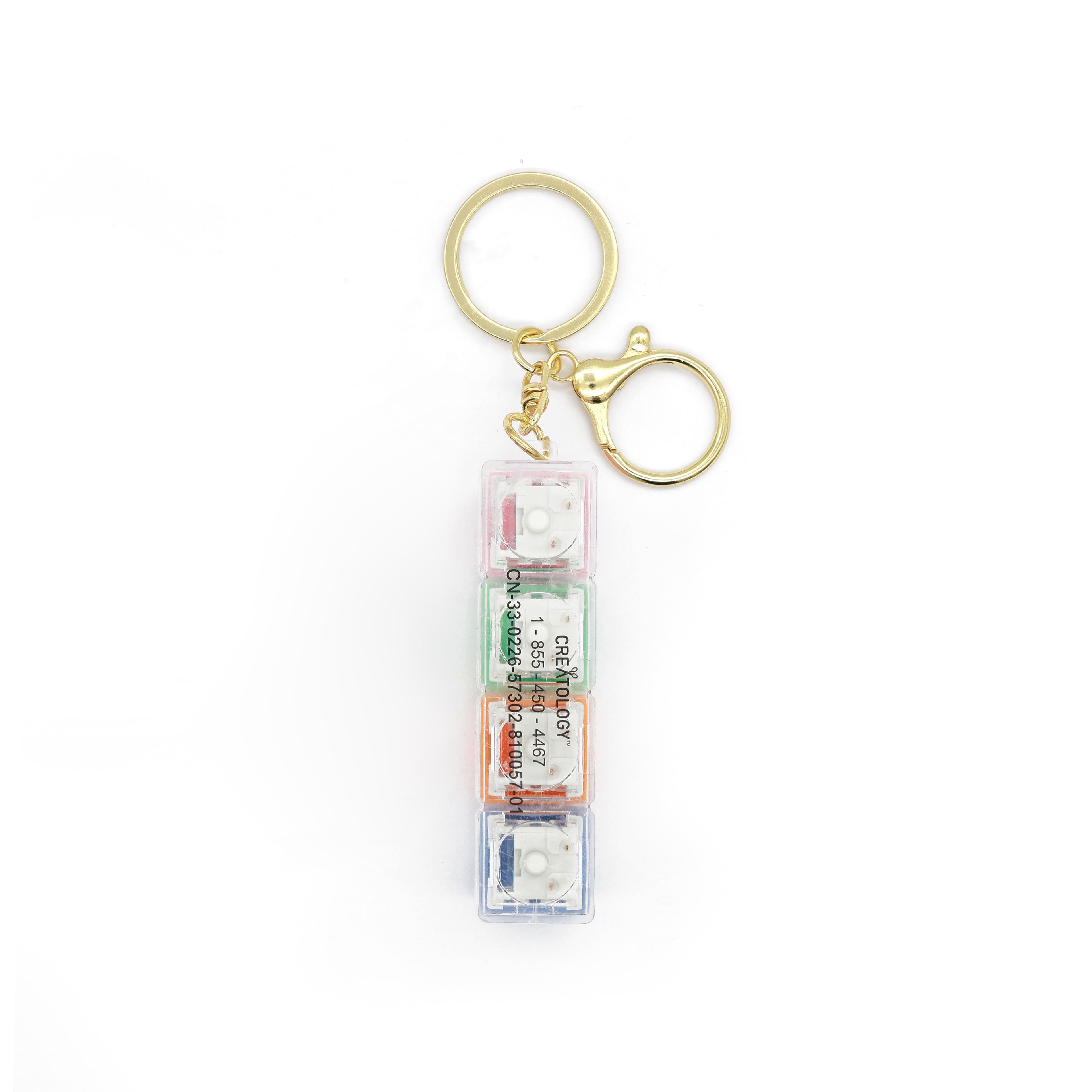 Treasure Box 3" Keyboard Fidget Keychain by Creatology™