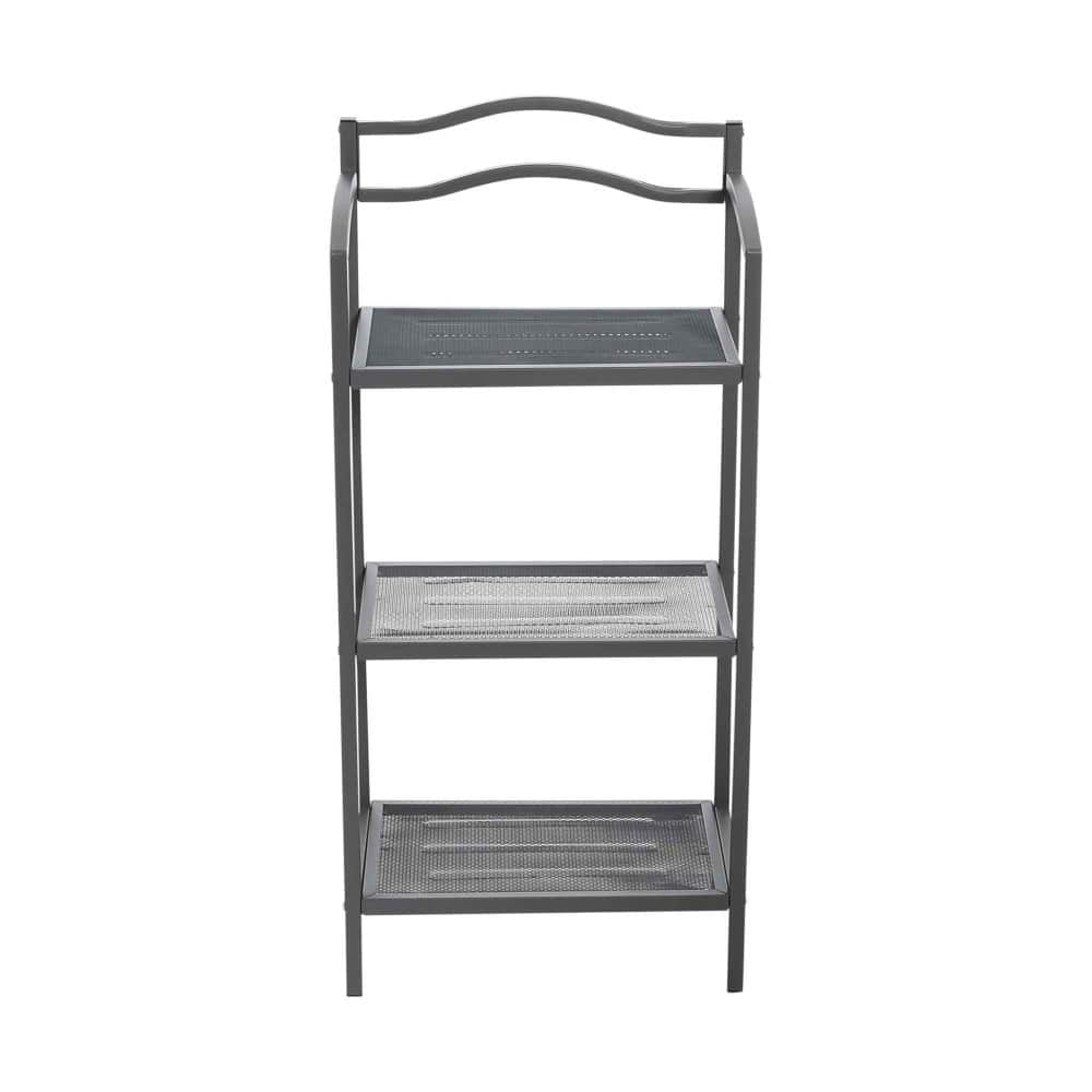 Household Essentials 3-Tier Metal Bathroom Storage Shelf