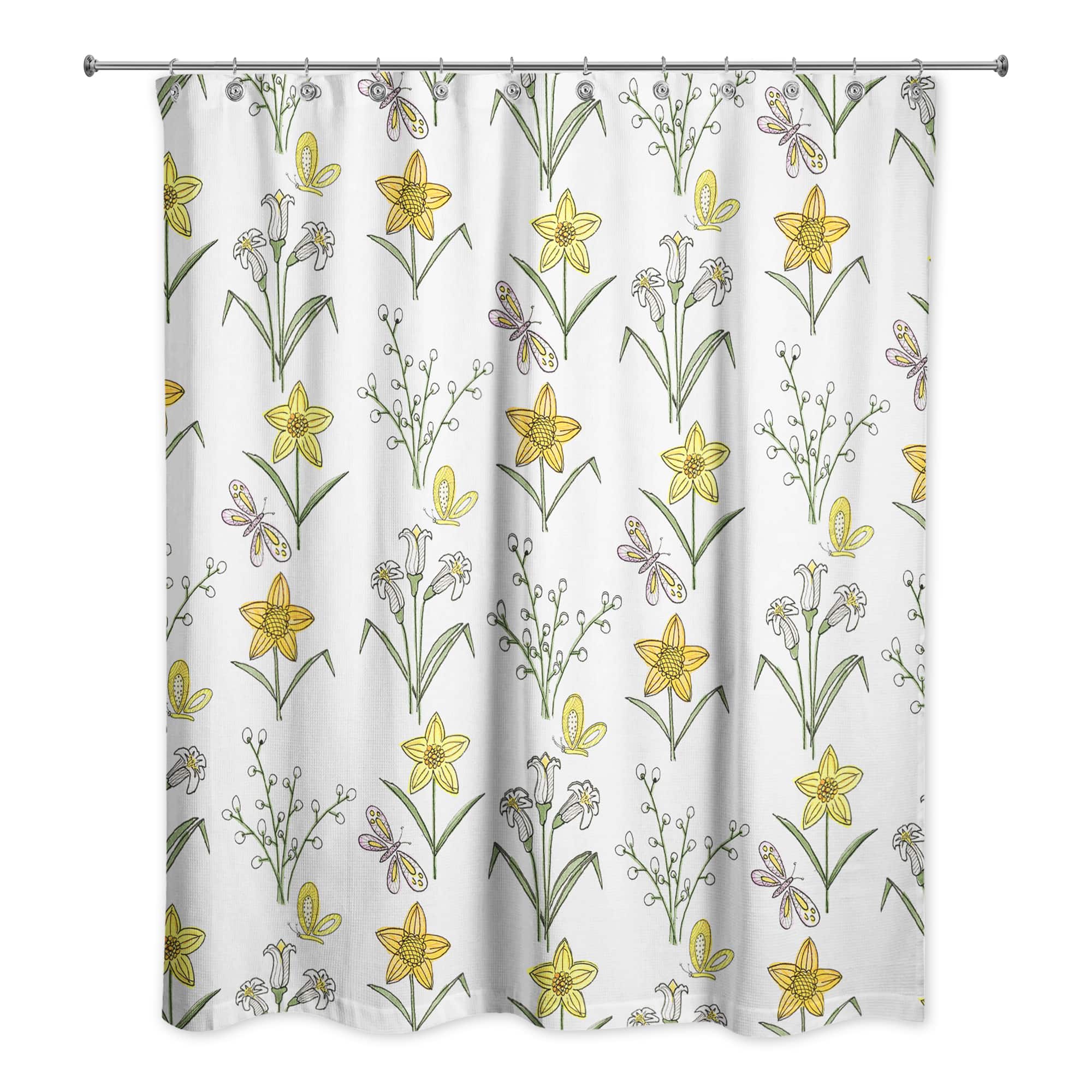 Spring Pattern Shower Curtain