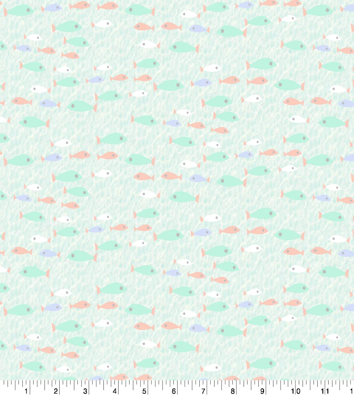 Springs Creative Mermaid Fun Fishy Cotton Fabric