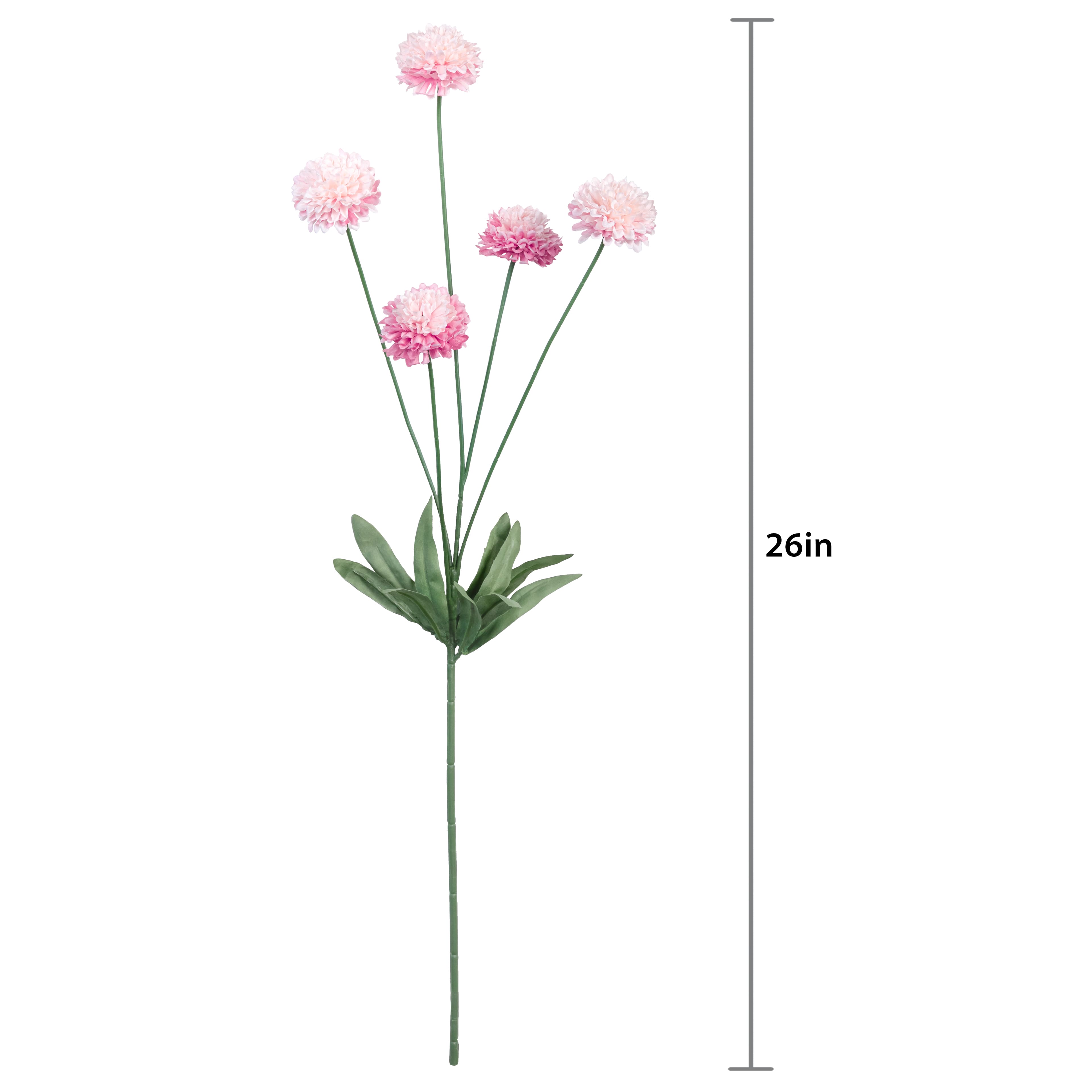 12 Pack: 26" Pink Pom Pom Stem by Ashland®