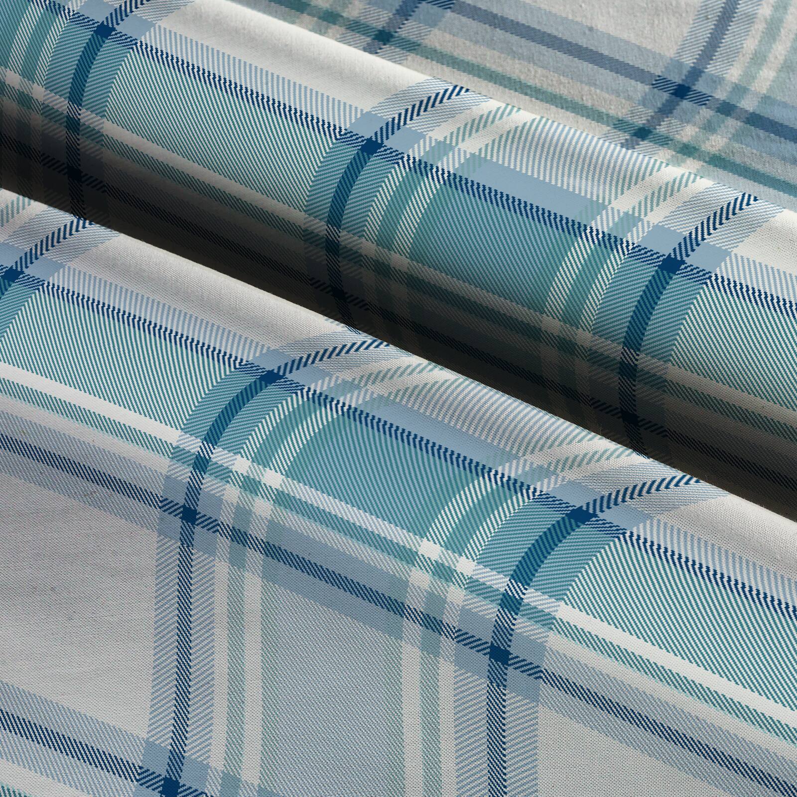 Springs Creative Modern Coastal Naomi Raffia Blue Fabric