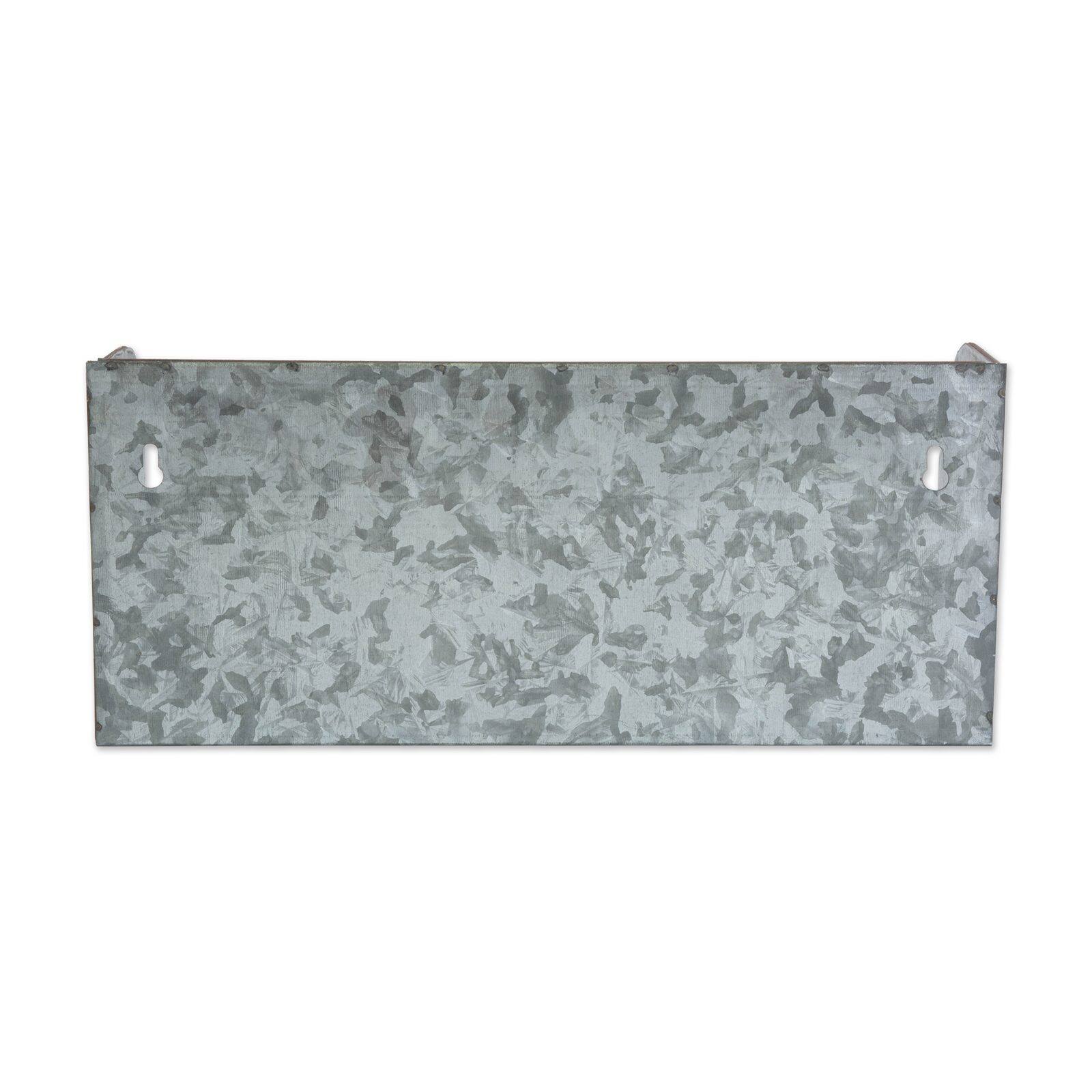 DII® Galvanized Metal Farmhouse Shelves, 2ct.