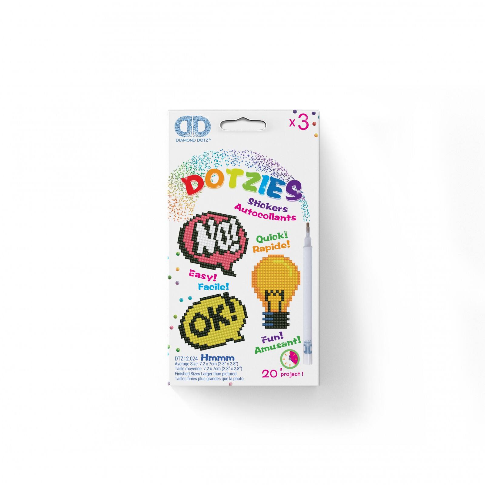 Diamond Dotz® Dotzies® Hmmm Stickers Kit