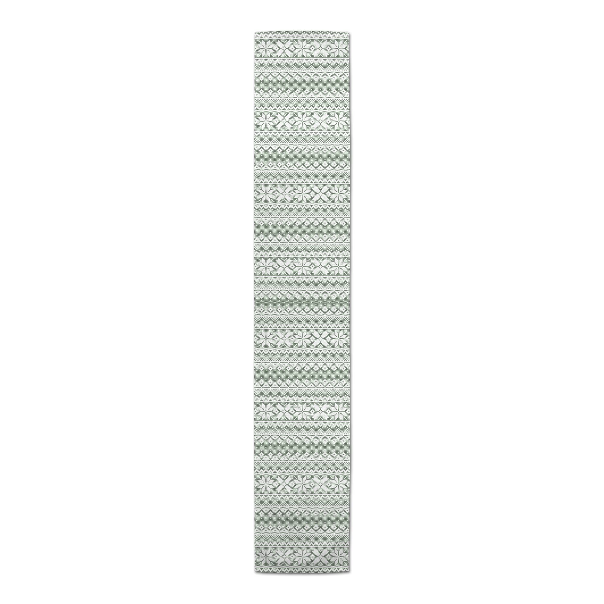 90" Sage Sweater Twill Table Runner