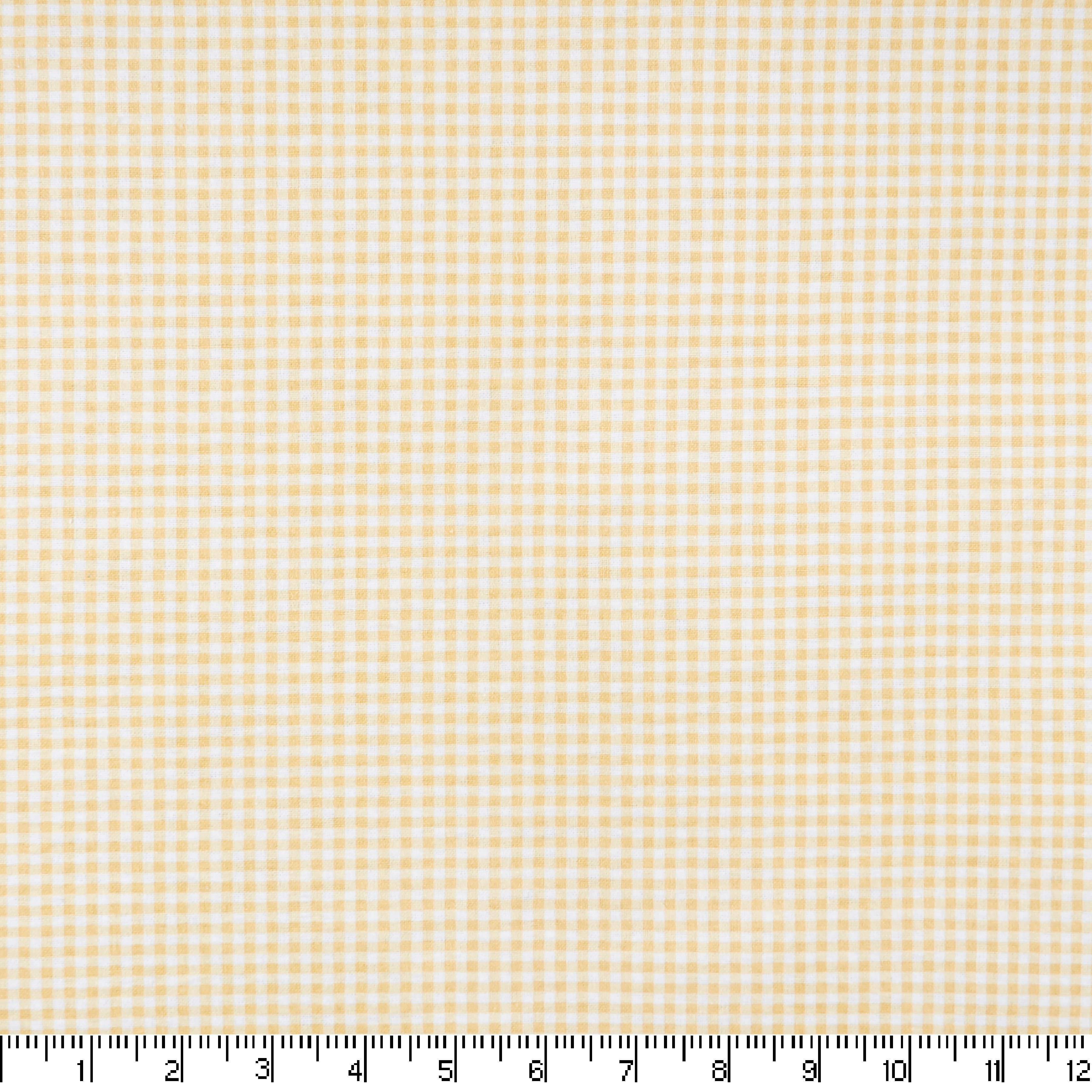 Super Snuggle Yellow Plaid Cotton Flannel