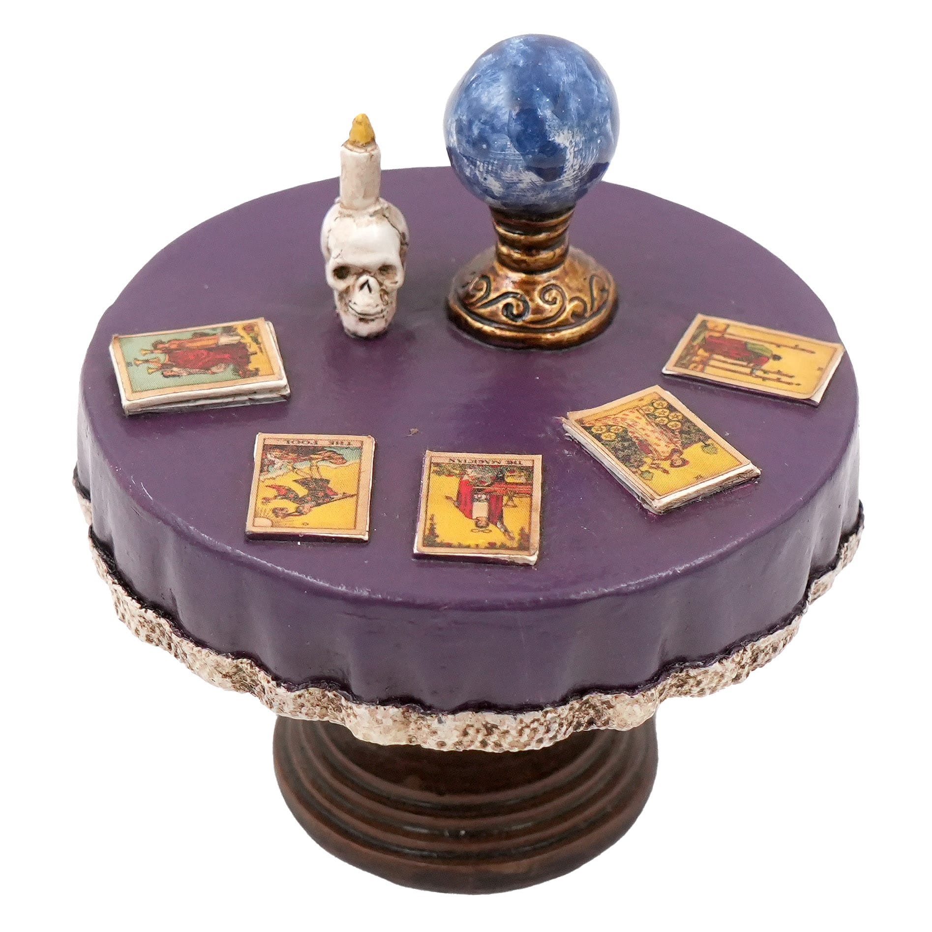 Mini Tarot Table with Skull Base by Ashland®