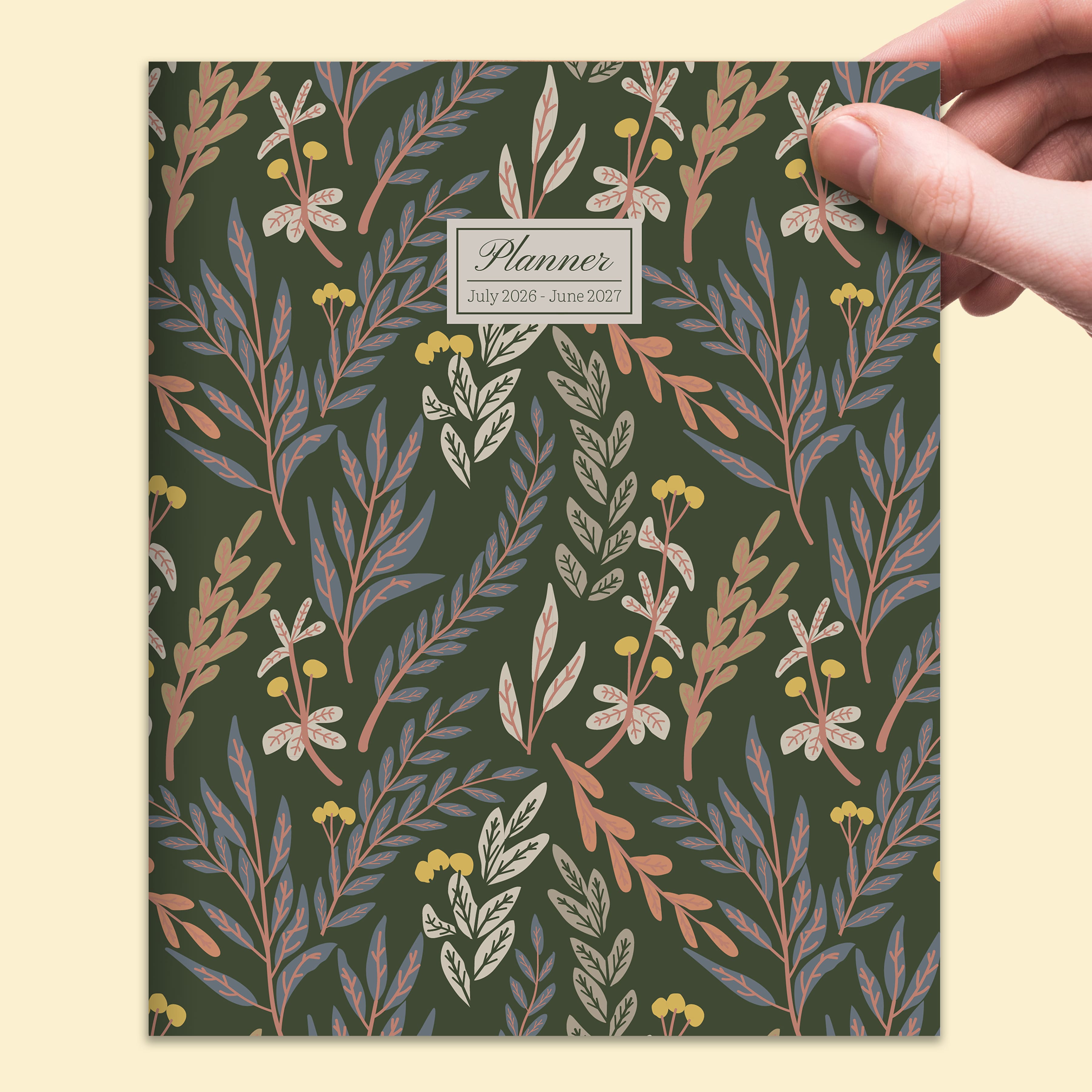 TF Publishing Medium 2026-27 Trailing Blooms Monthly Planner