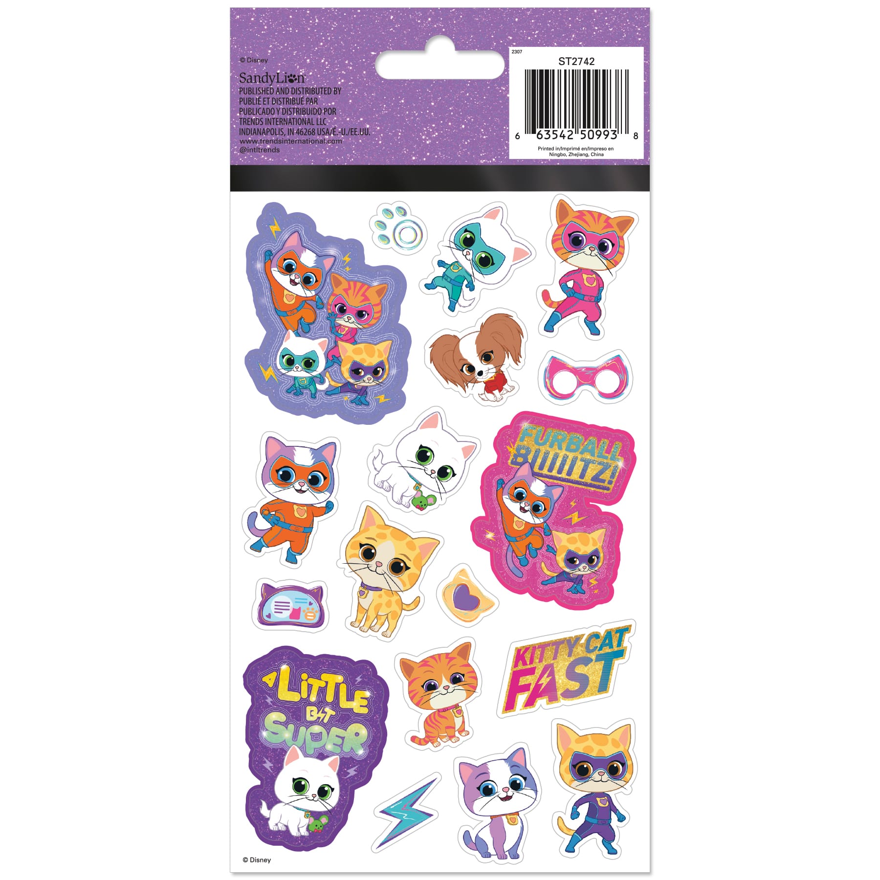 Disney® Junior Super Kitties Stickers