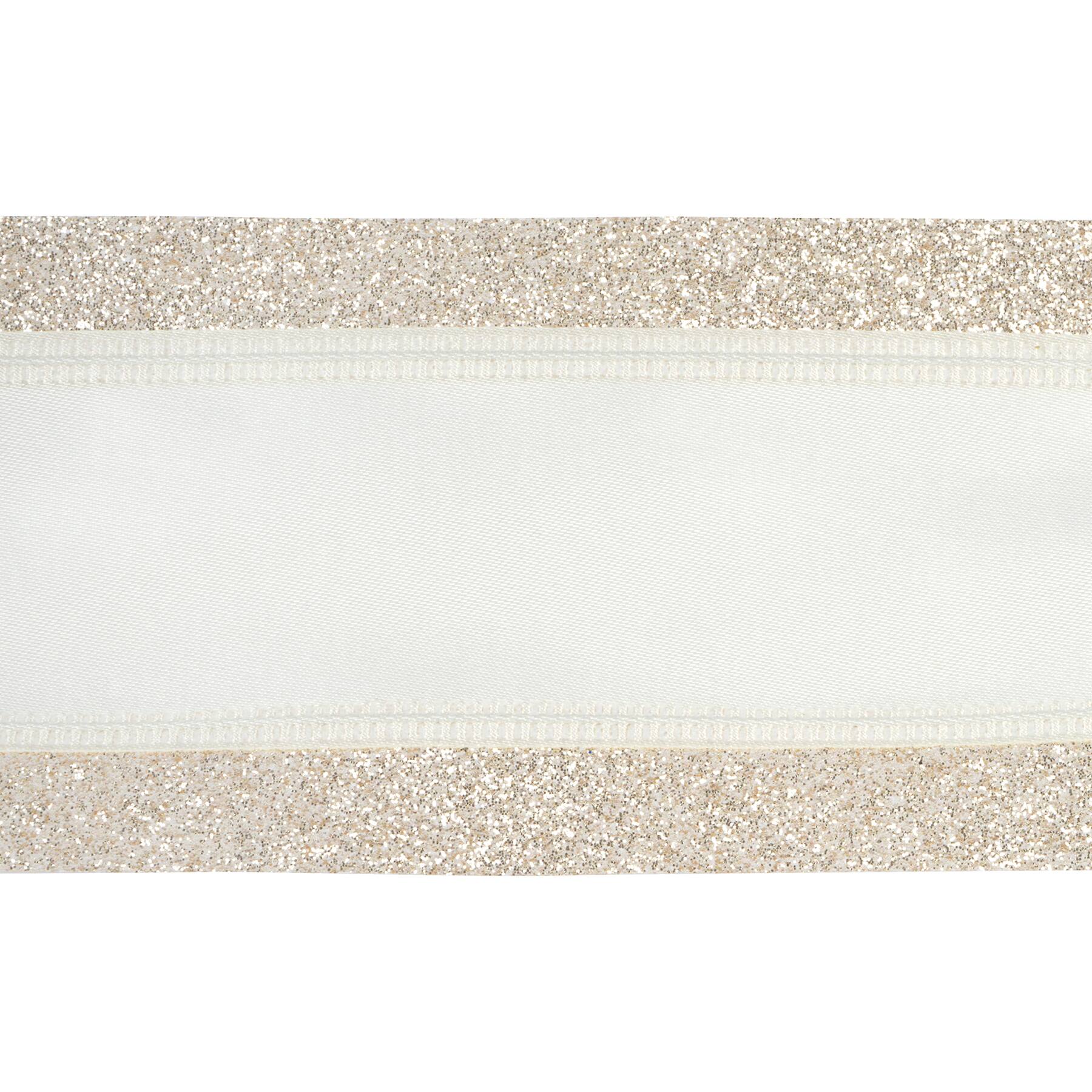12 Pack: 2.5" x 3yd. Satin Glitter Wired Ribbon by Celebrate It™ Classic