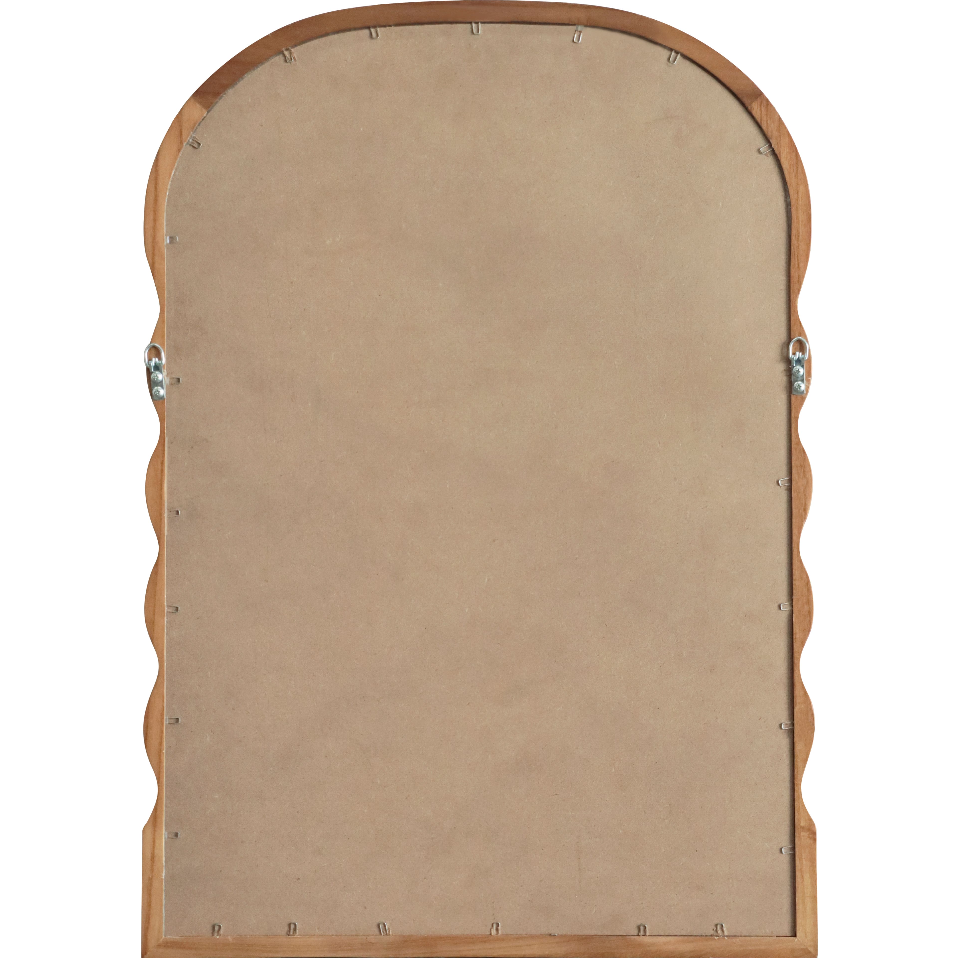 21" x 30" Arch Wall Mirror in Wavy Wood Frame by Ashland®