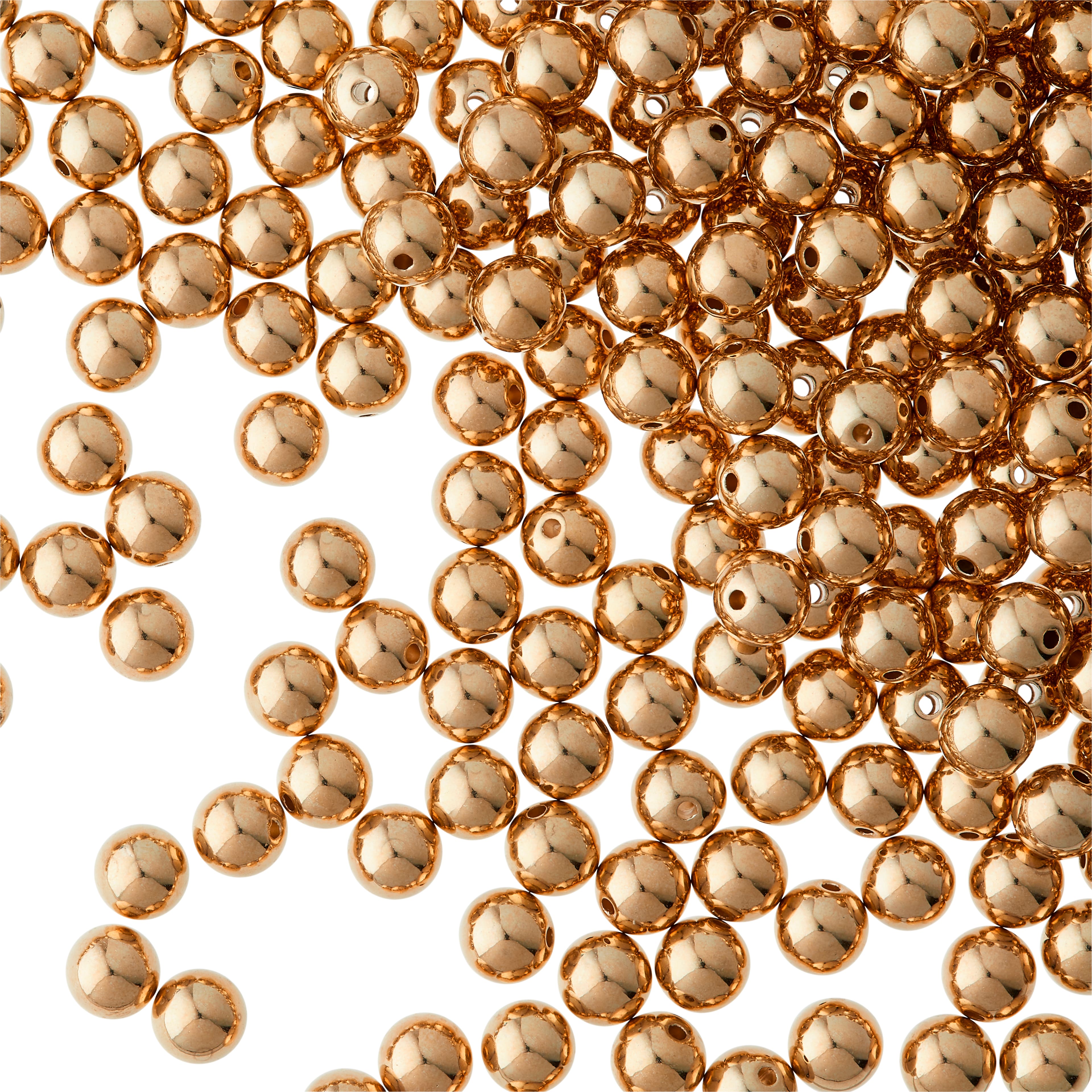 Metallic CCB Round Craft Beads by Bead Landing™