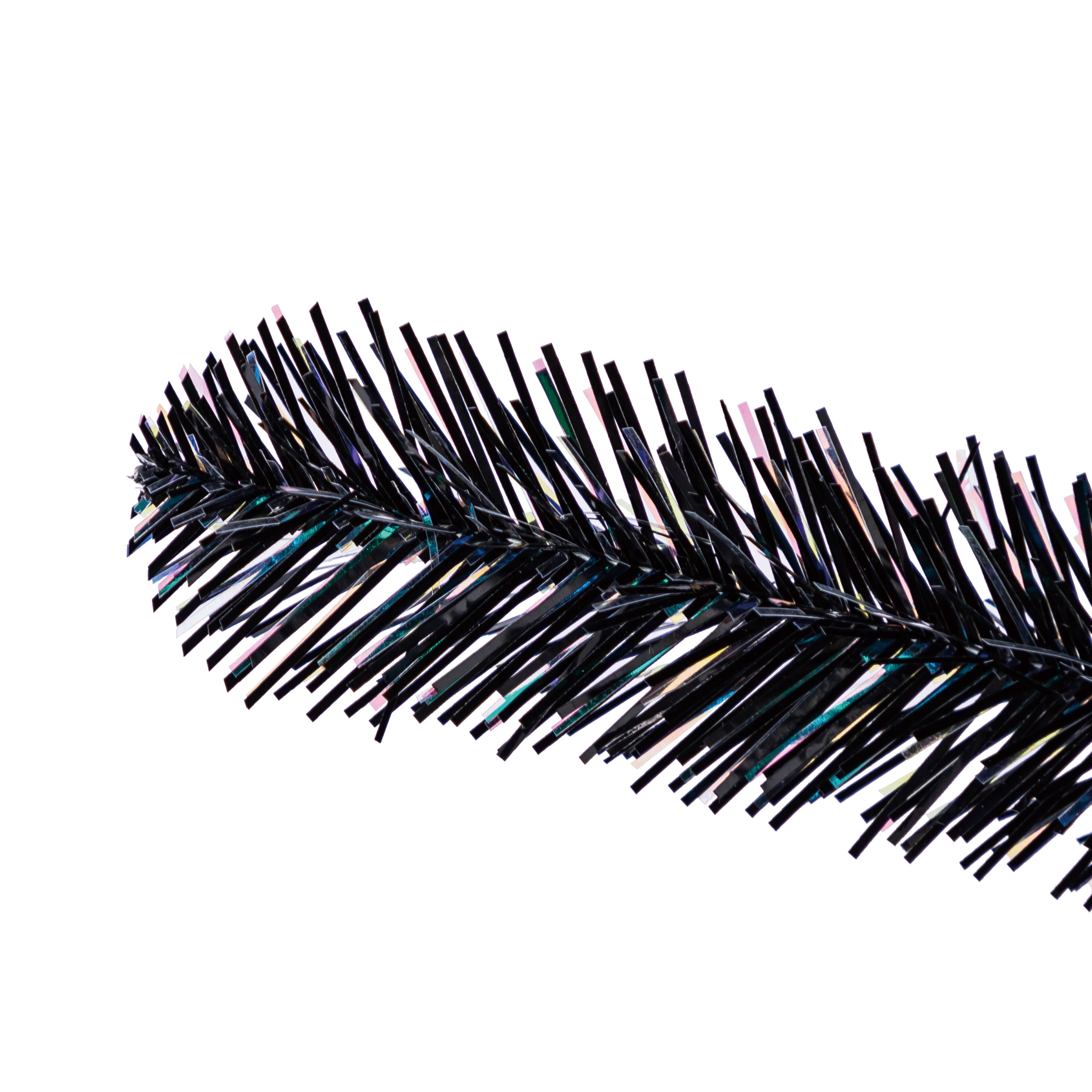 6ft. Unlit Black Sparkle Artificial Christmas Tree by Ashland®