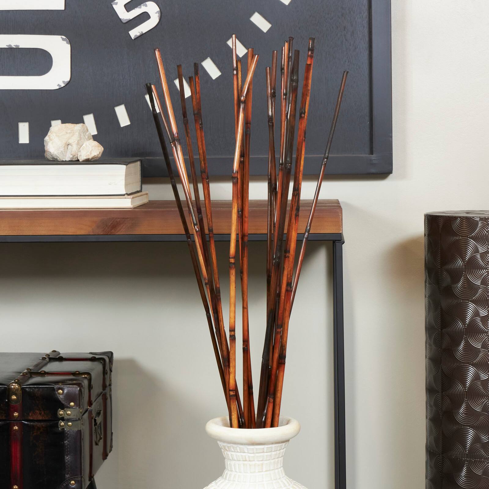 41" Brown Bamboo Sticks Natural Foliage