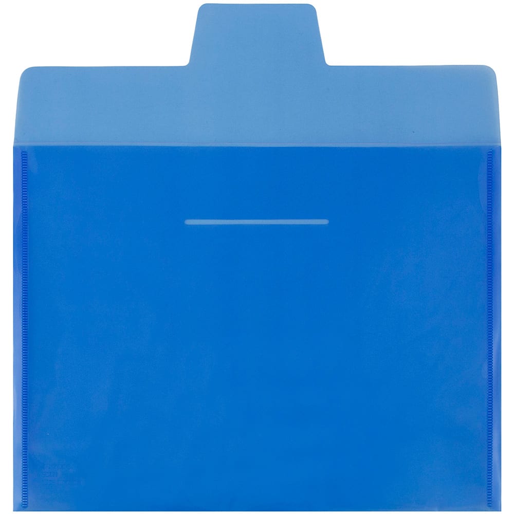 JAM Paper Blue Plastic Tuck Flap Closure 8.875" x 12" Envelopes, 12ct.