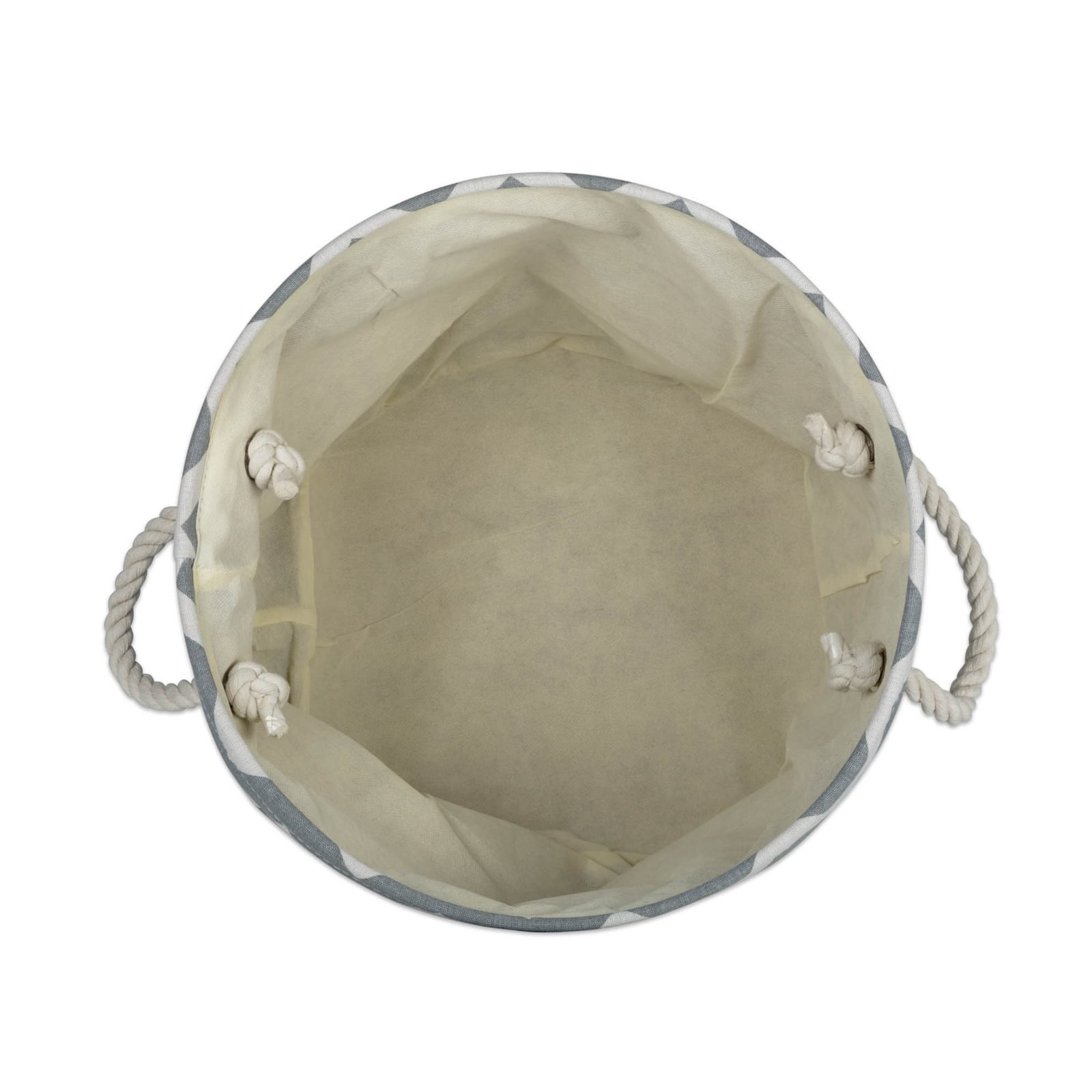 DII® 15" Round Chevron Fabric Bin