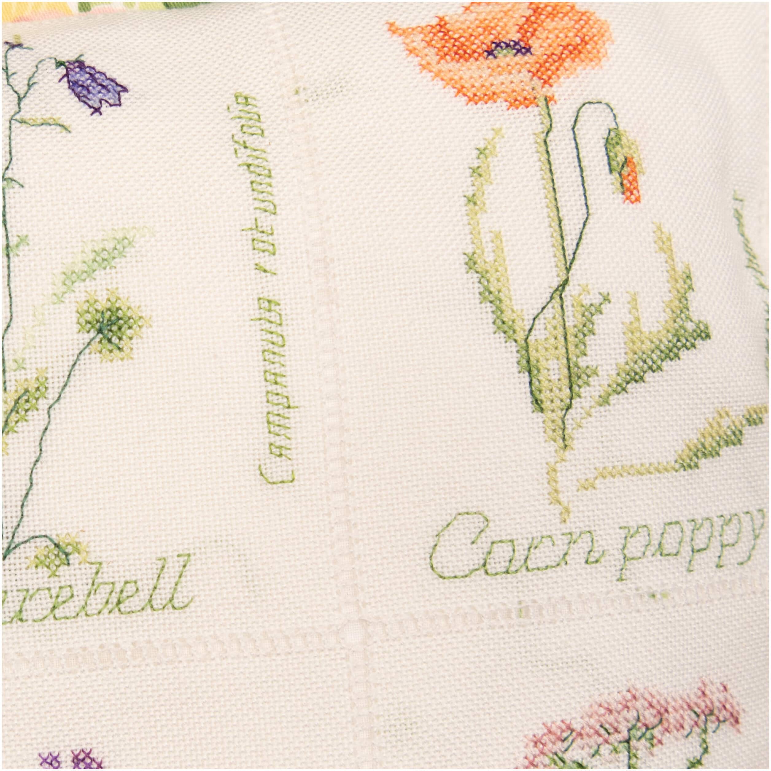 Thea Gouverneur Since 1959® Botanical Wildflower Counted Cross Stitch Kit