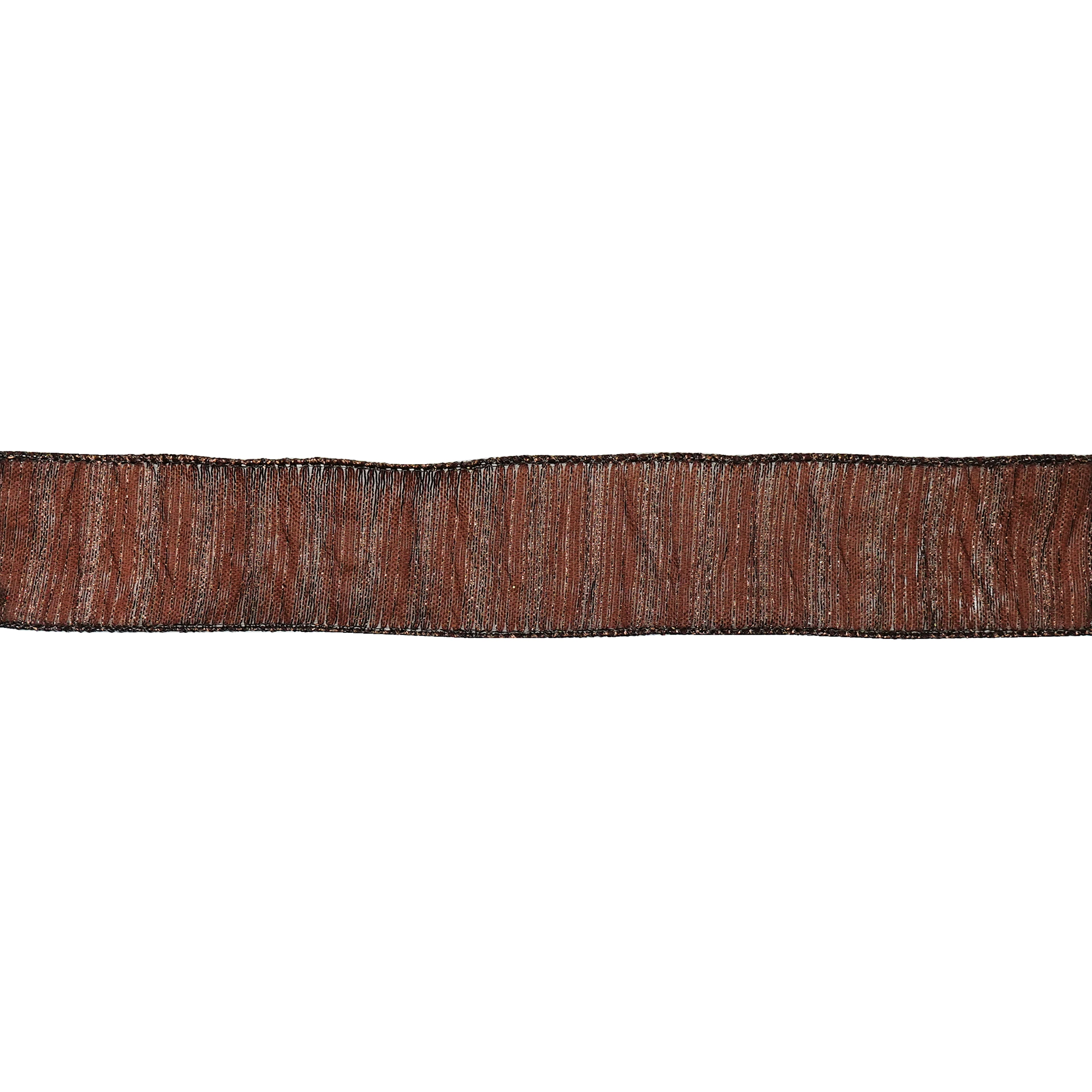 1.5" x 10yd. Brown Wired Crinkle Ribbon by Celebrate It®
