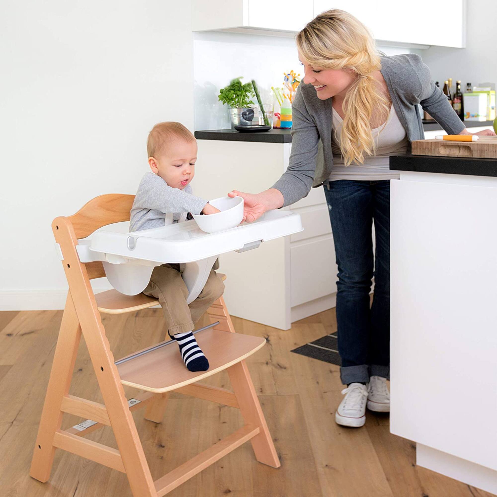 Hauck 3-in-1 Table Alpha Tray & 5-Point Harness Set