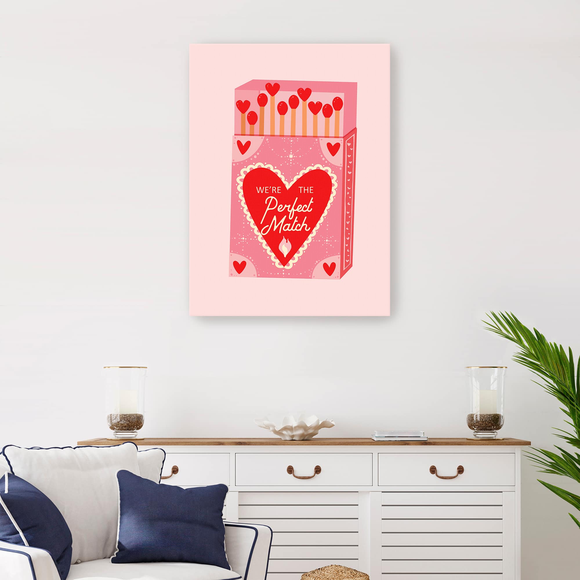 Love Matchbox Canvas Giclée Art