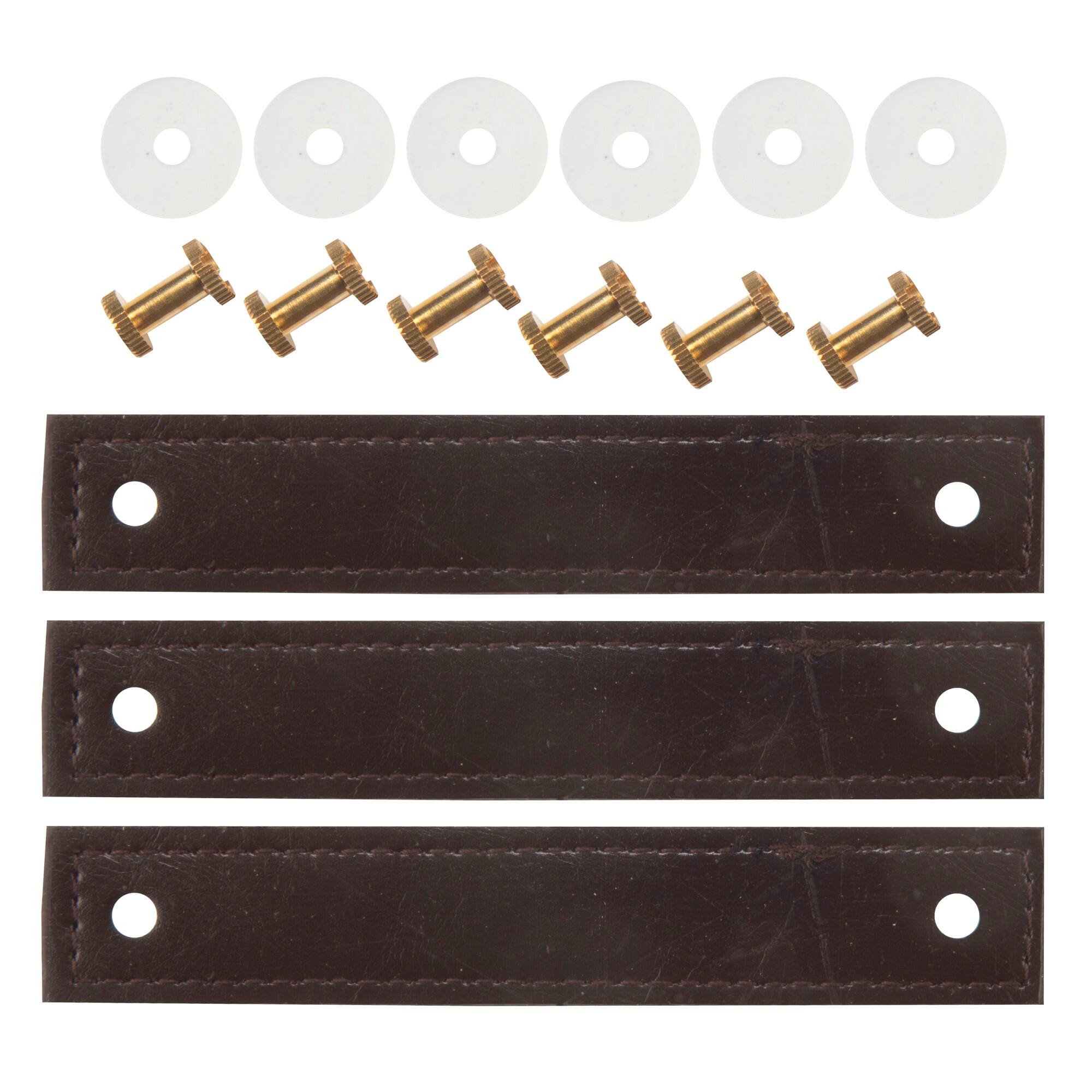 Dritz® Home 5.5'' Faux Leather Handle Set