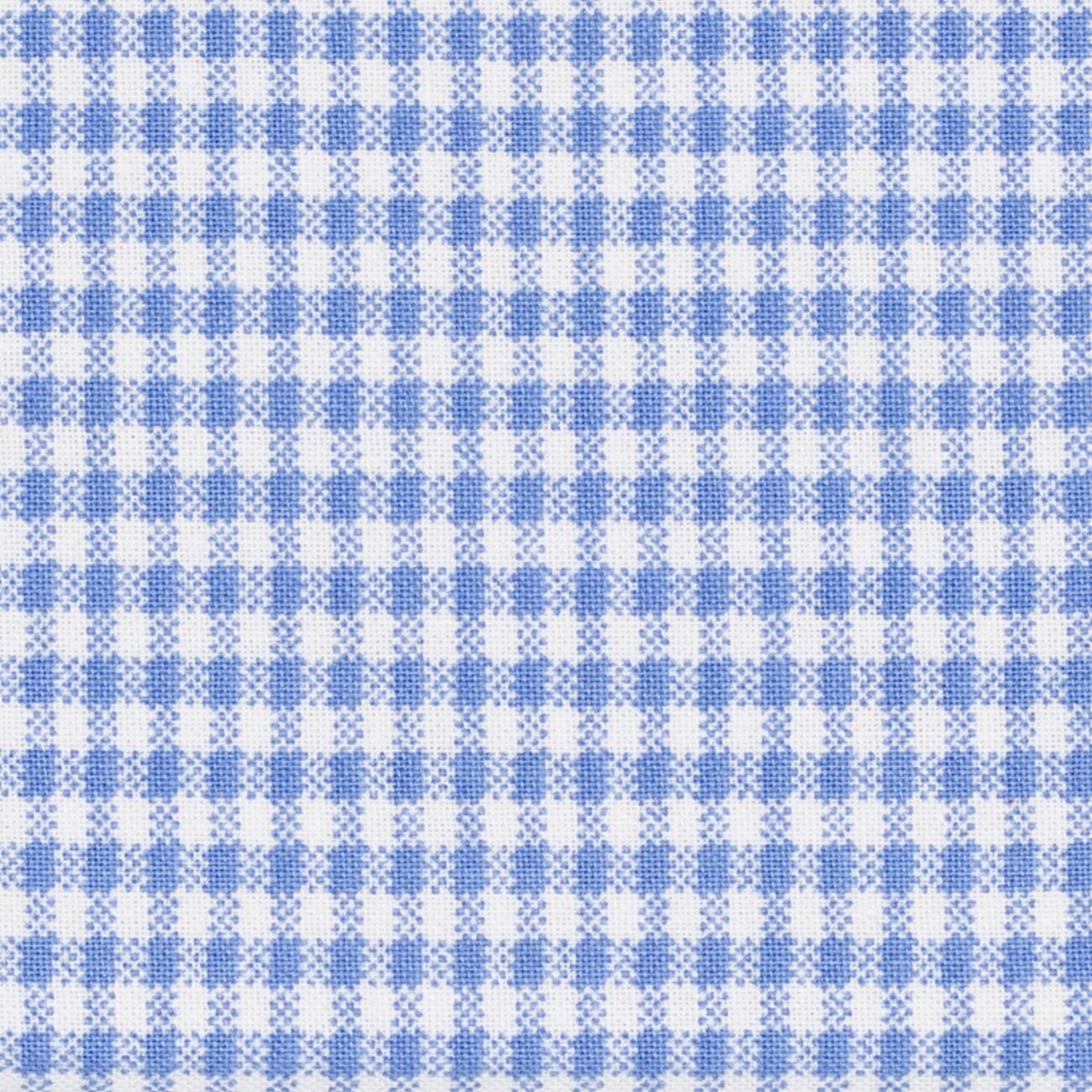 Blue & White Plaid Cotton Fabric by Loops & Threads™