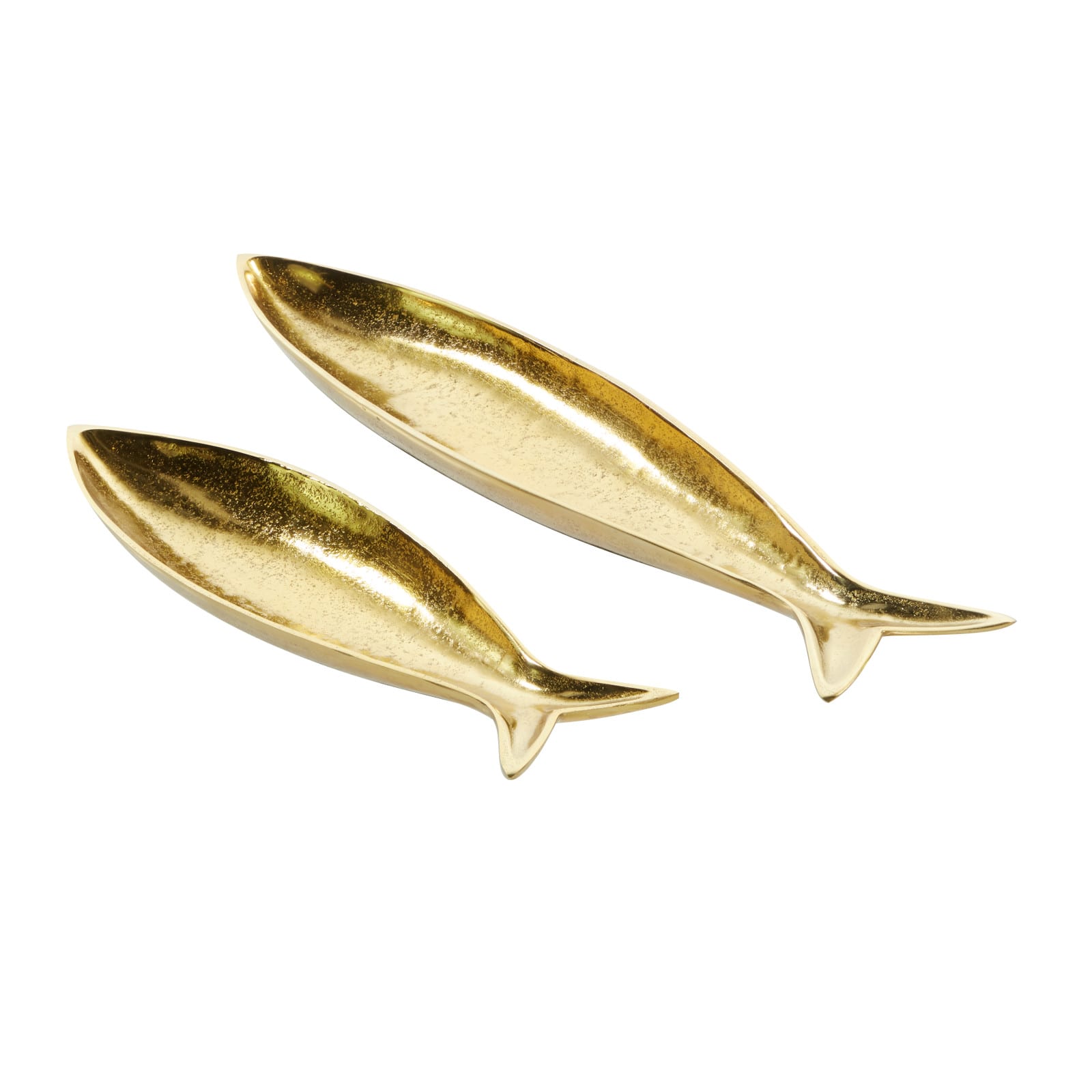 CosmoLiving by Cosmopolitan Aluminum Fish Tray Set