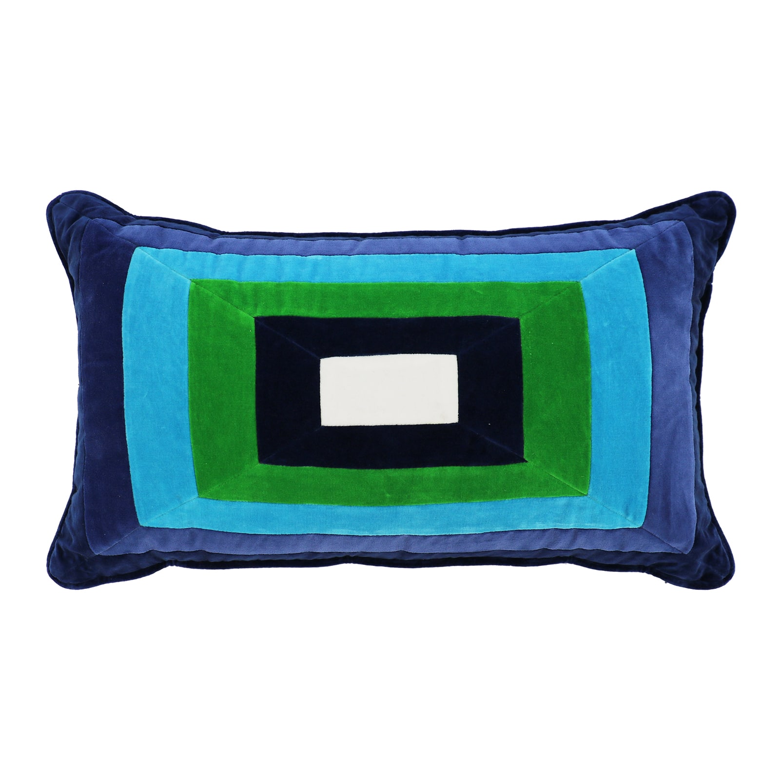 Jonathan Adler x Michaels 14" x 24" Blue & Green Rectangle Pillow