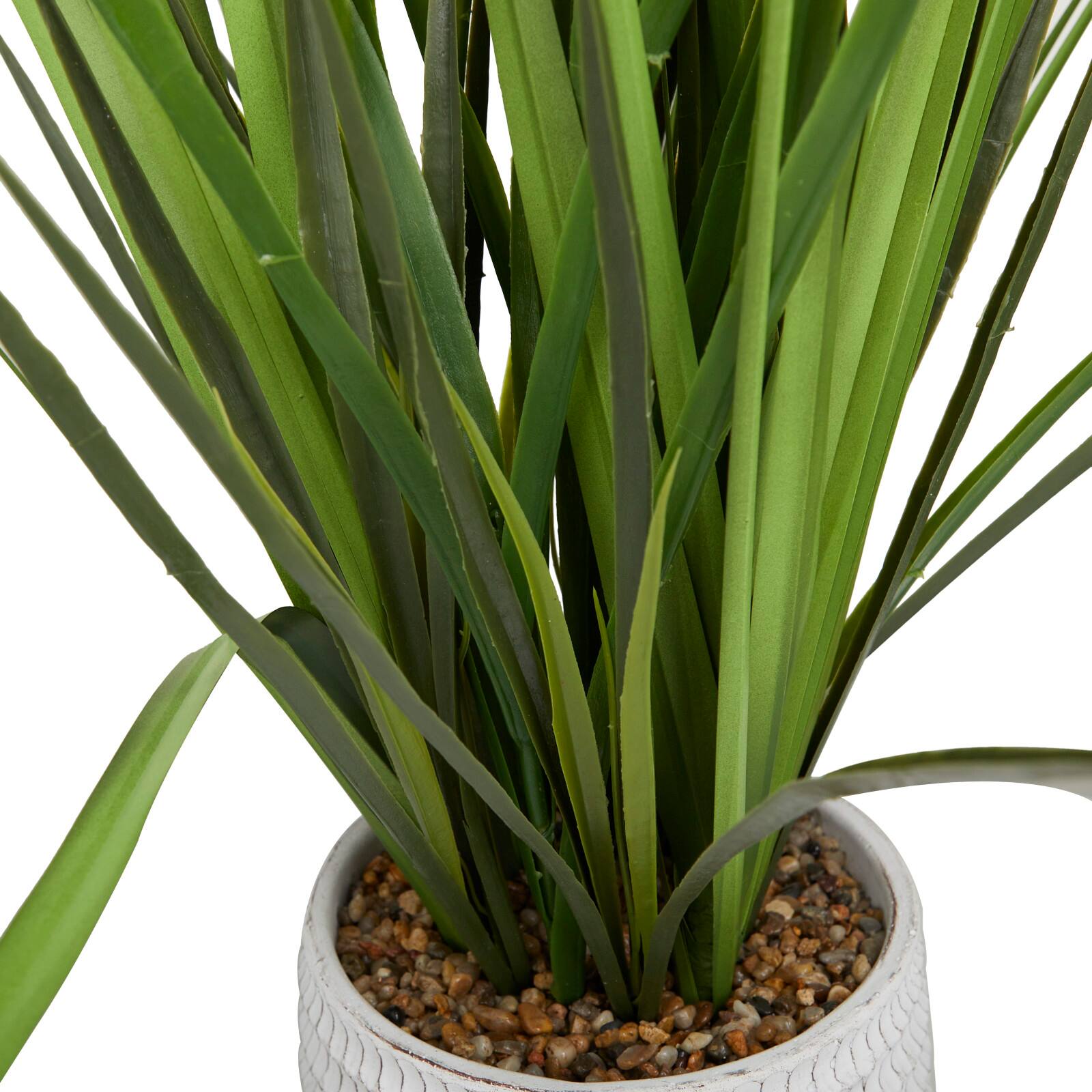 3ft. Potted Green Grass Contemporary Artificial Foliage