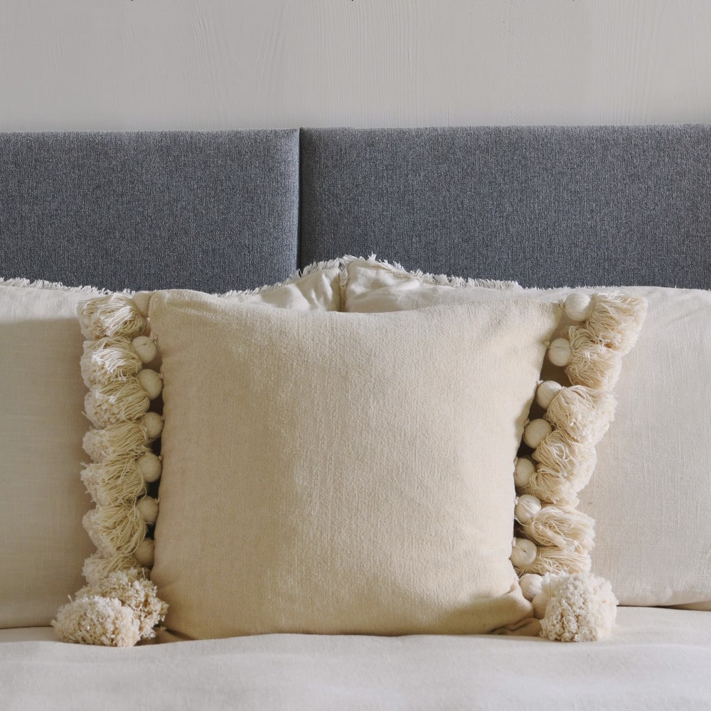 Hello Honey® Chenille Throw Pillow with Tassels