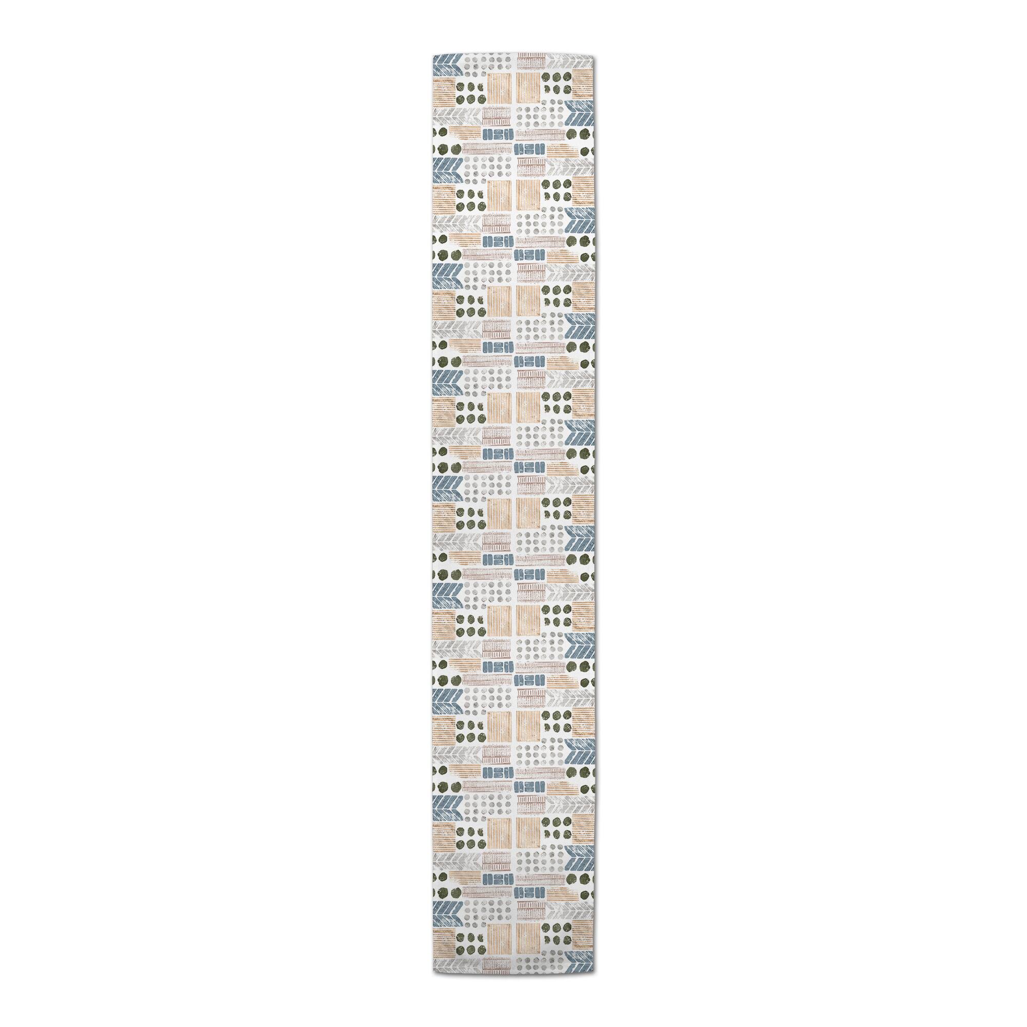 Abstract Boho Dots Outdoor Table Runner