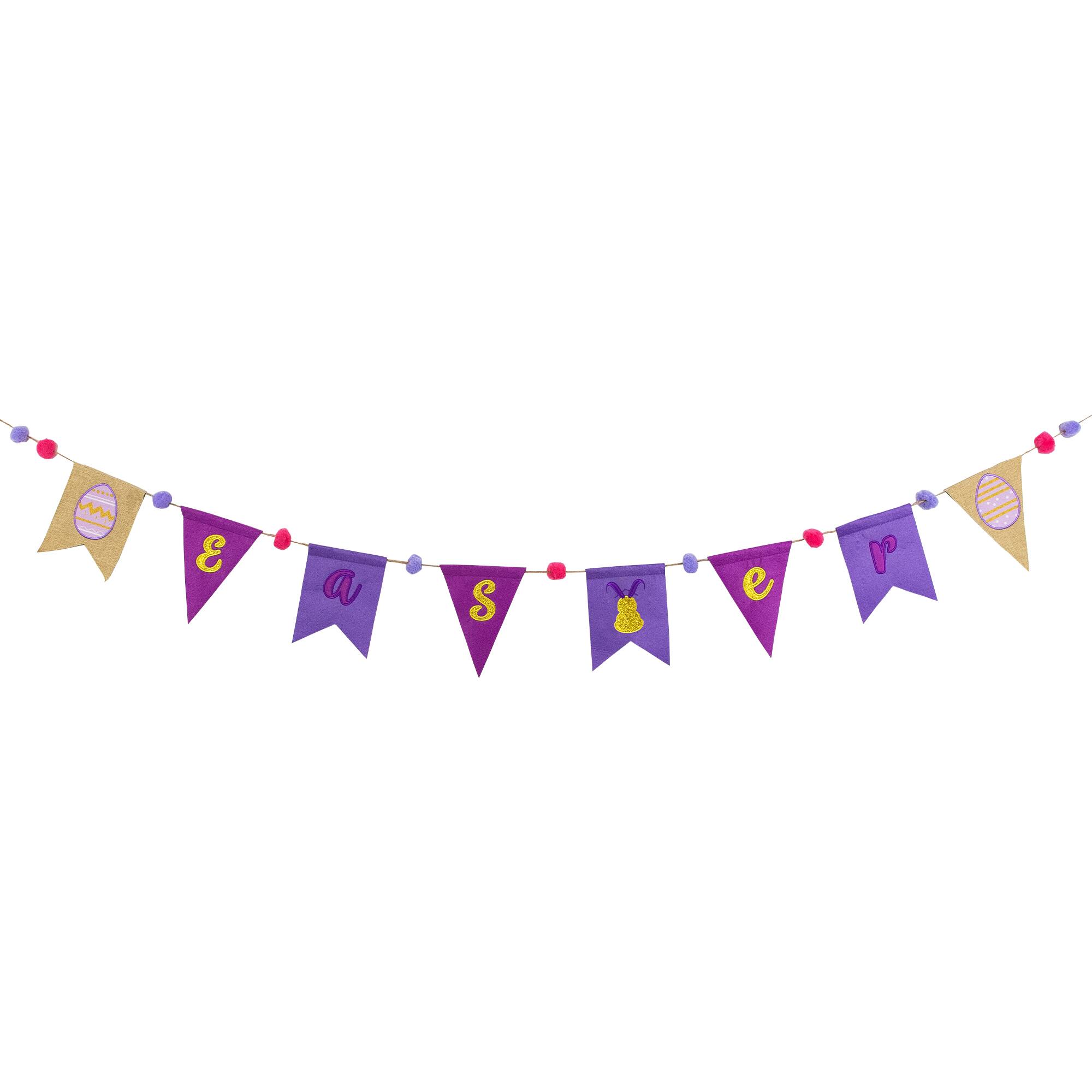 80" Multicolor Easter Embroidered Hanging Wall Banner By Northlight in Pink | Michaels®