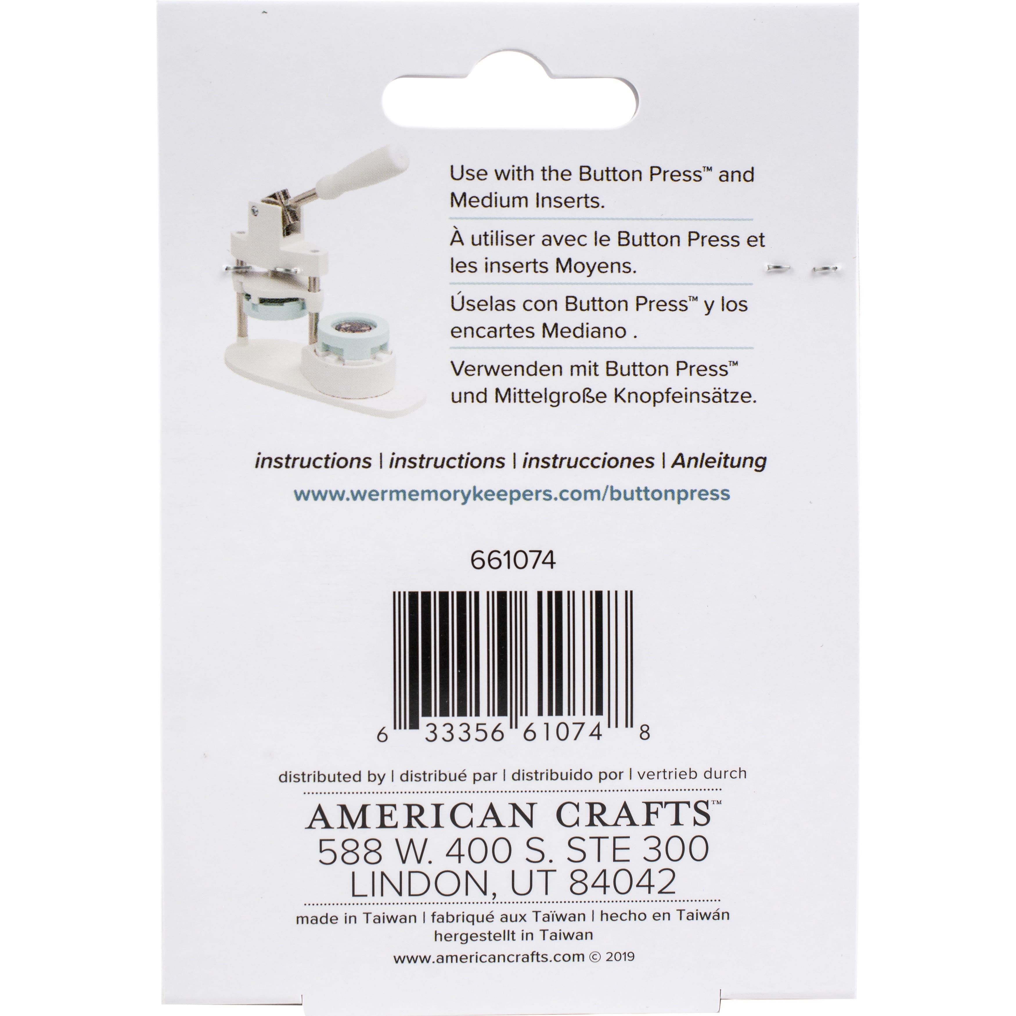 We R Memory Keepers® Button Press™ Keychain Kit, 10ct.