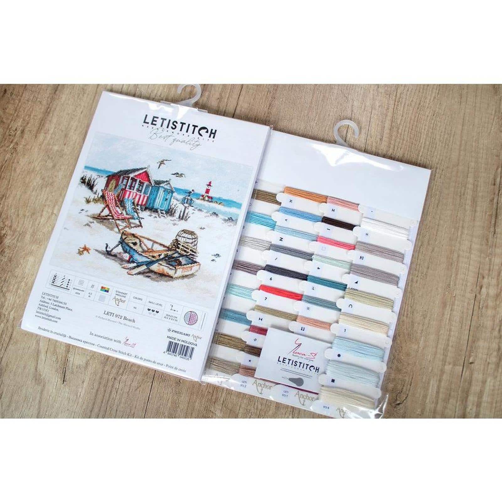 Letistitch Beach Counted Cross Stitch Kit
