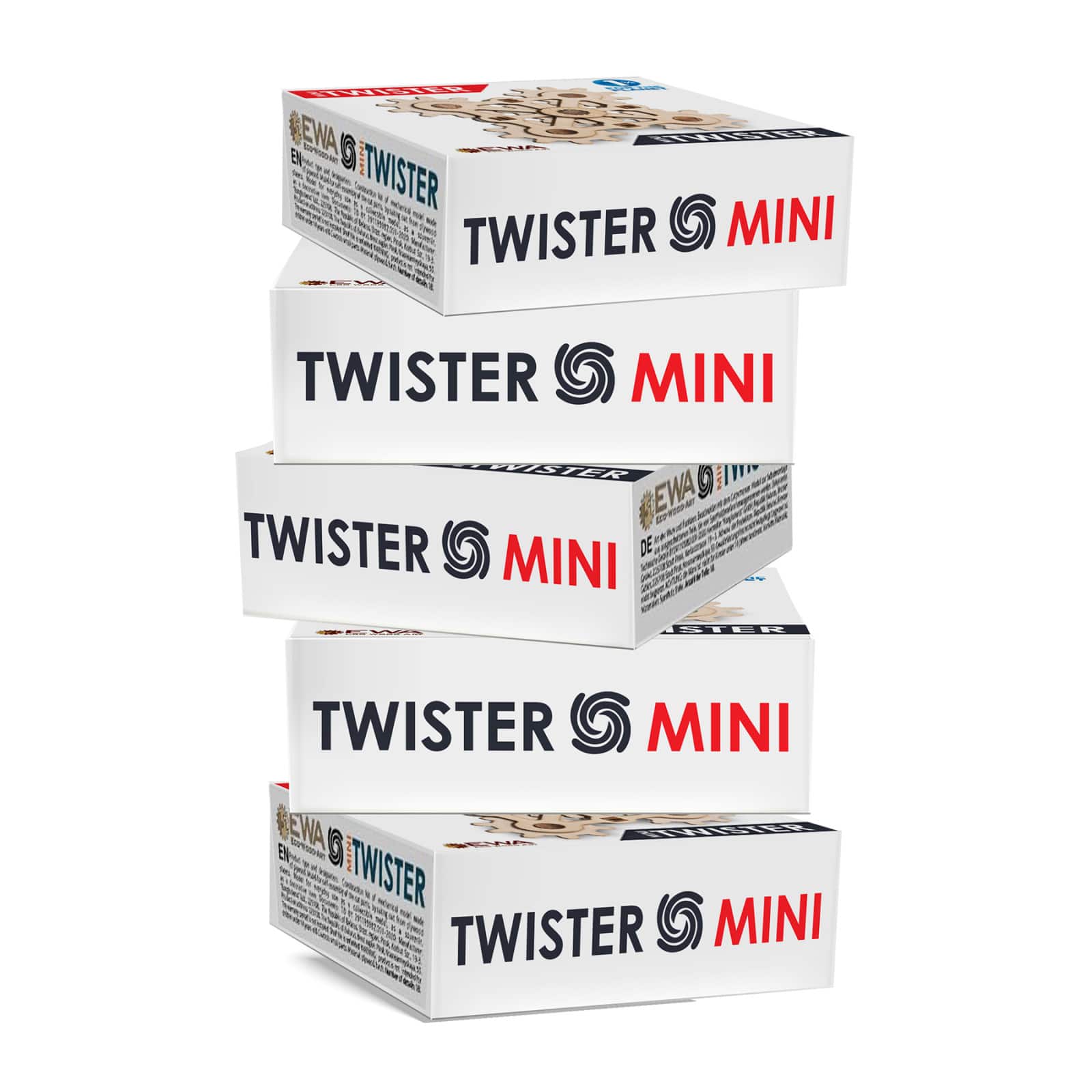 EWA™ Eco Wood Art Twister Mini 3D STEM Fidget Building Kit