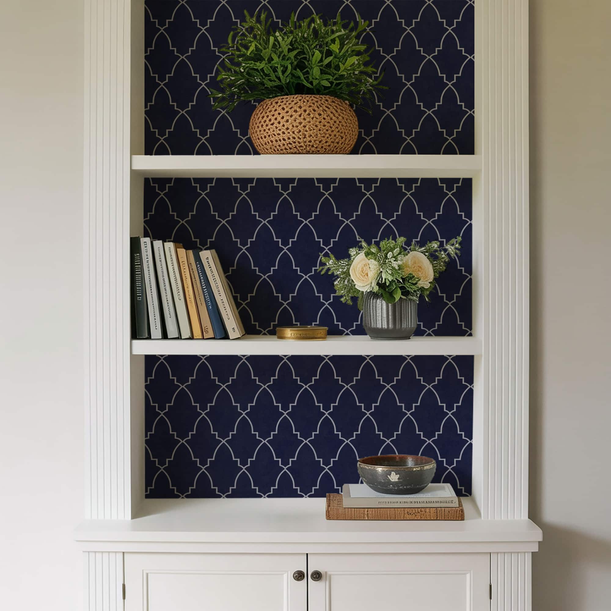 Designs Direct Medina Trellis Peel & Stick Wallpaper