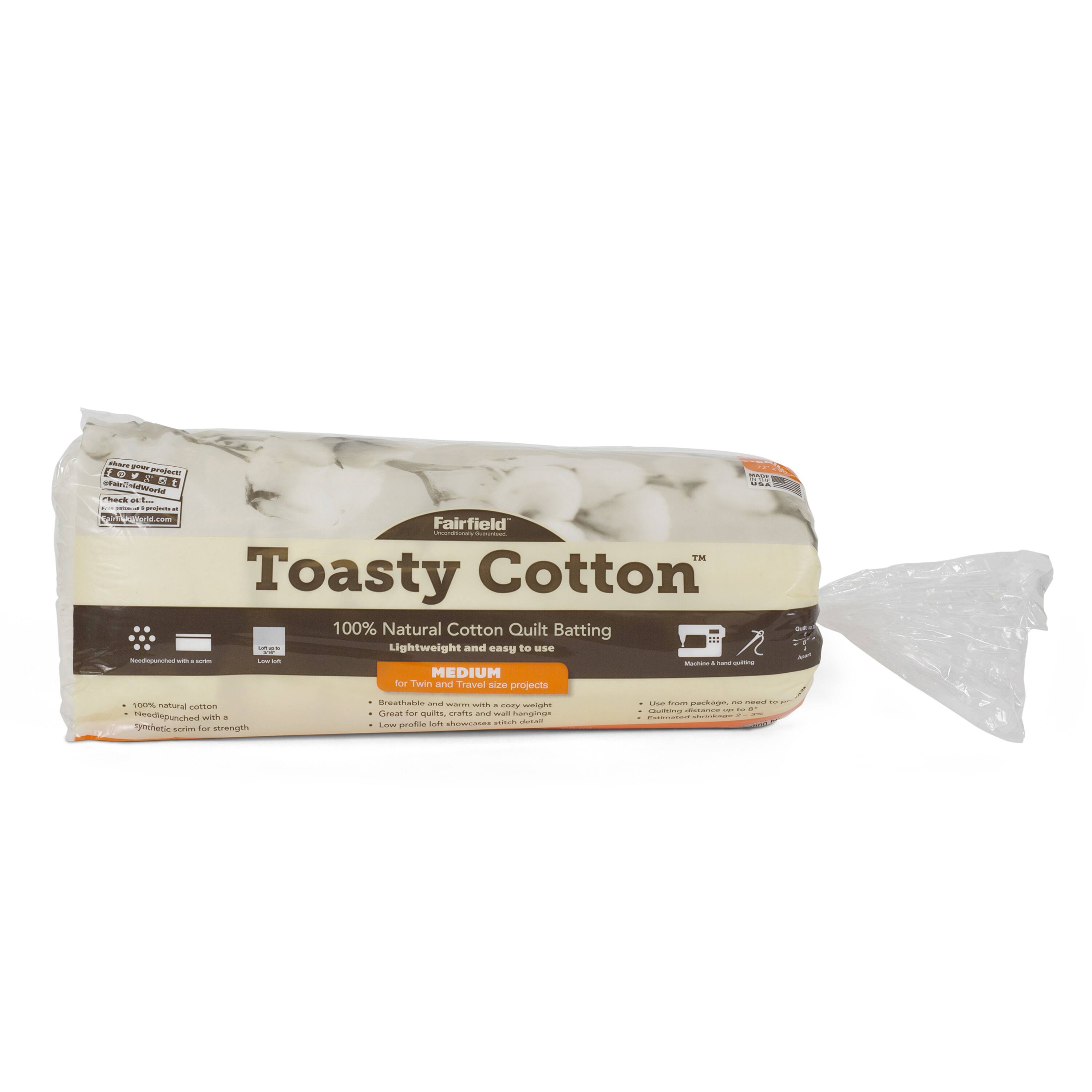 Fairfield™ Toasty Cotton™ Quilt Batting Roll, 72" x 90"