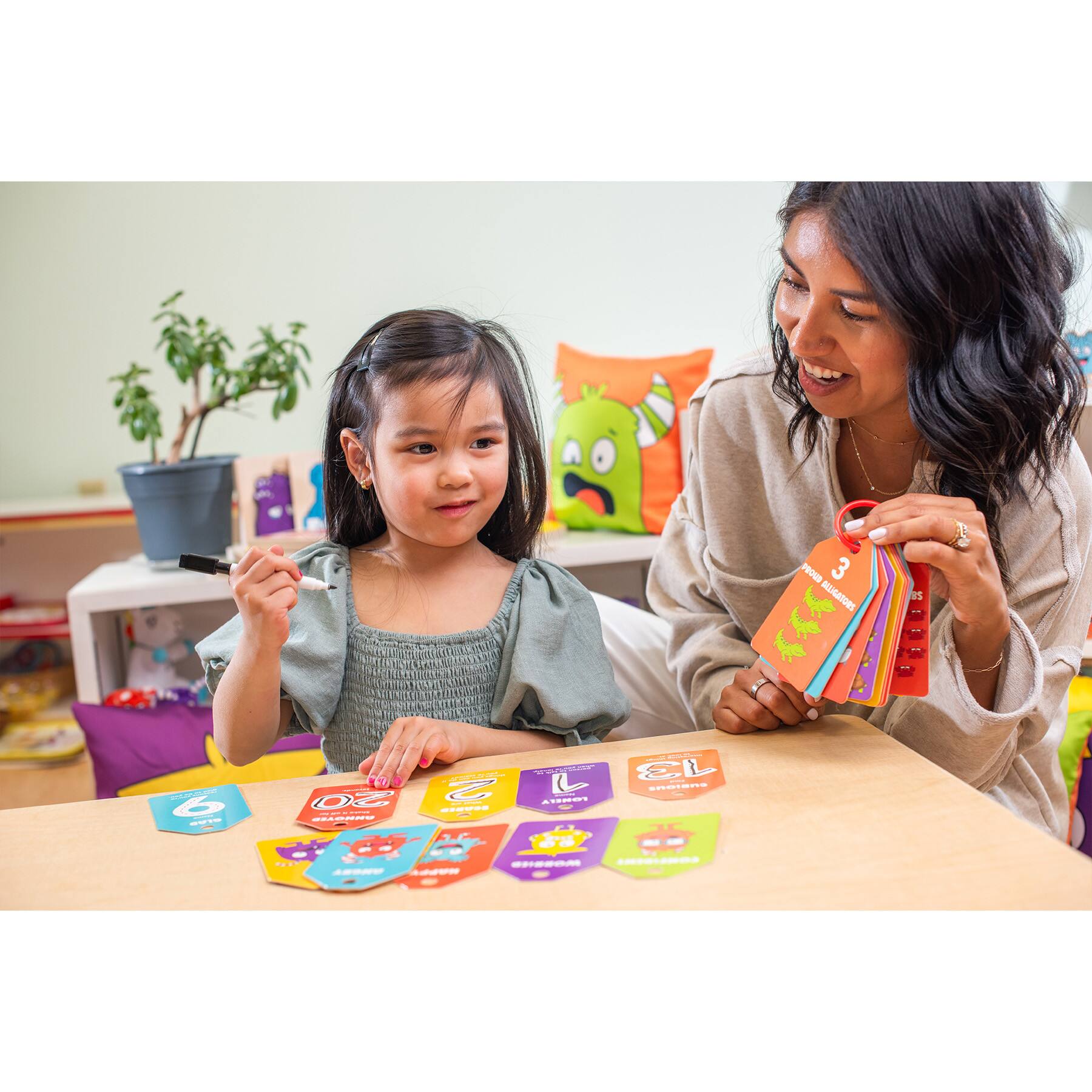 Emotions 123's Dry Erase Flash Cards Kit
